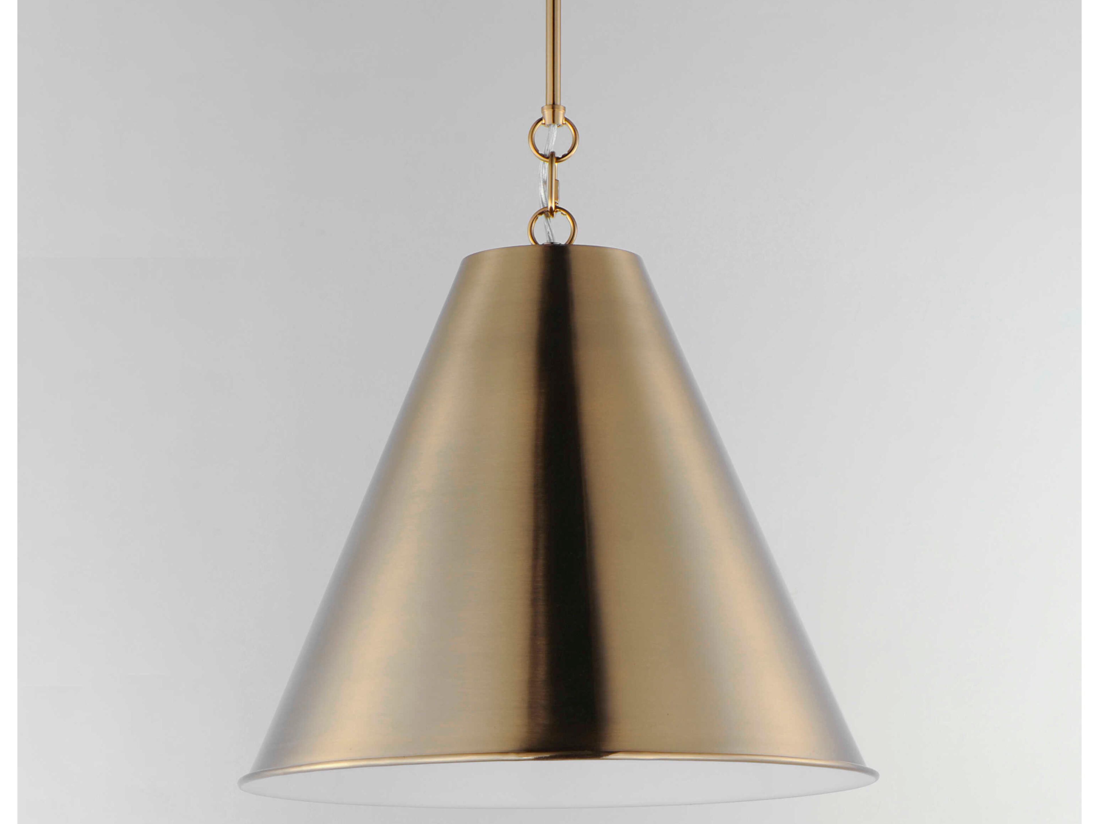 Maxim Lighting Veritas 1-Light Heritage Brass Pendant