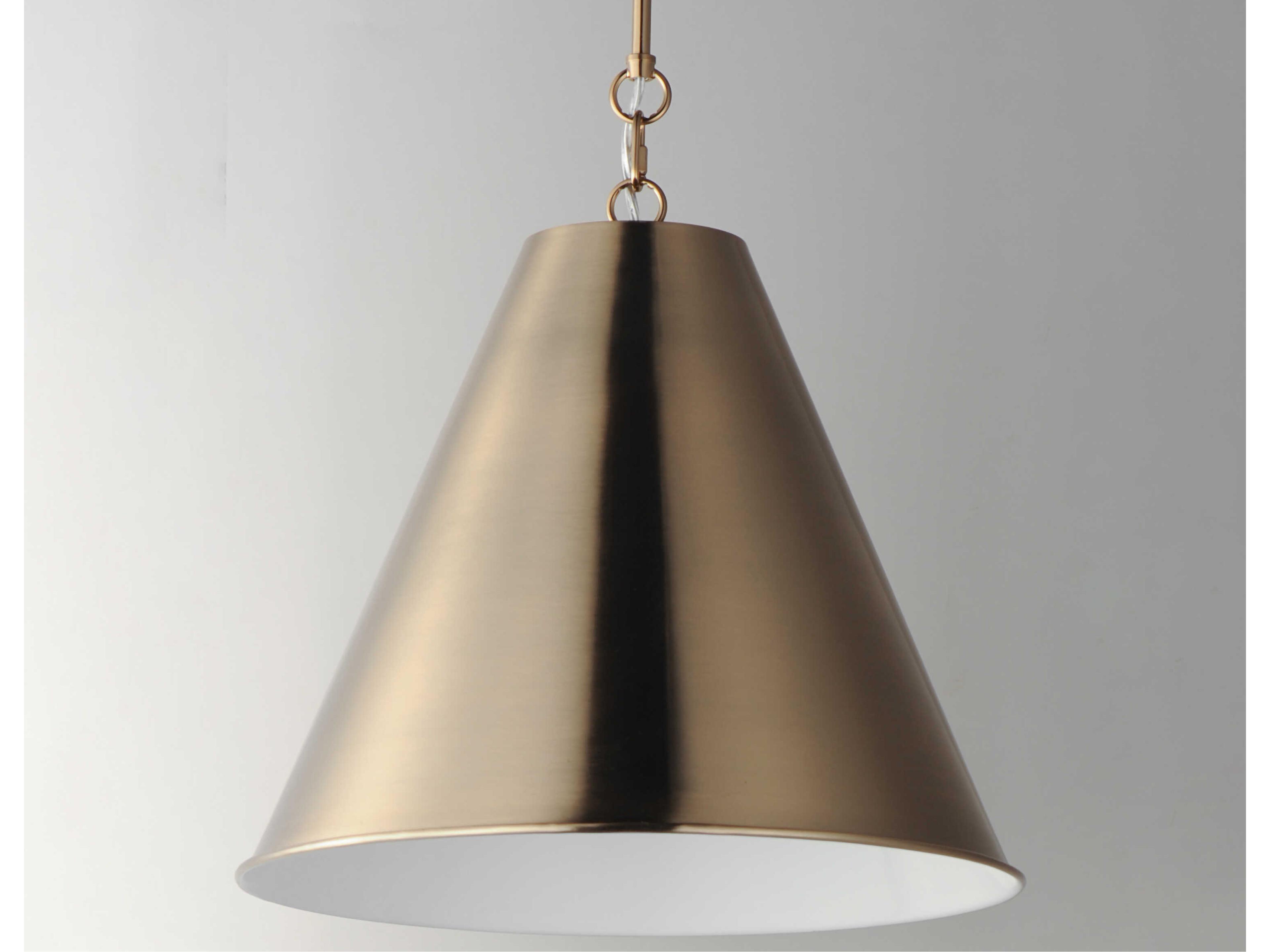 Maxim Lighting Veritas 1-Light Heritage Brass Pendant