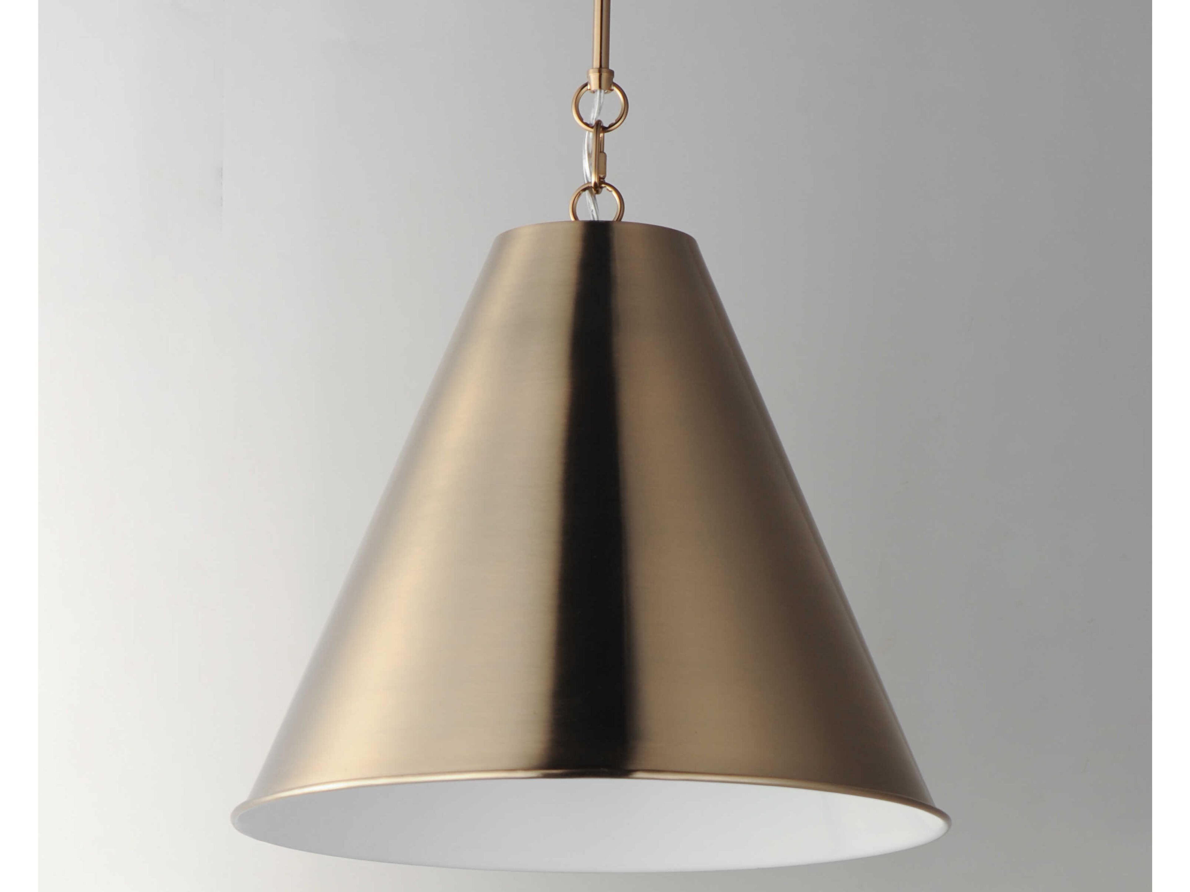 Maxim Lighting Veritas 1-Light Heritage Brass Pendant