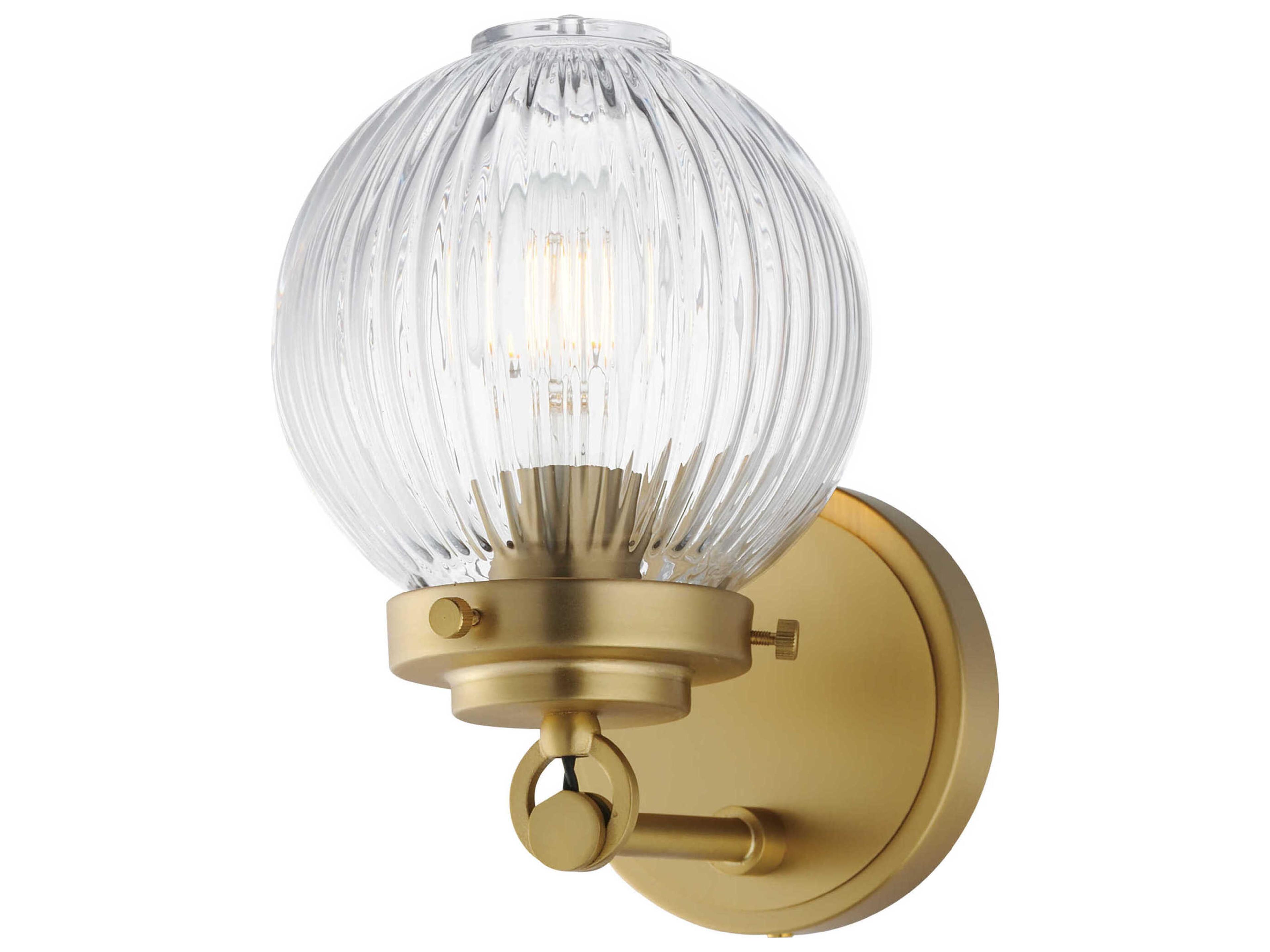 Kasbah 1-Light Satin Brass Wall Sconce