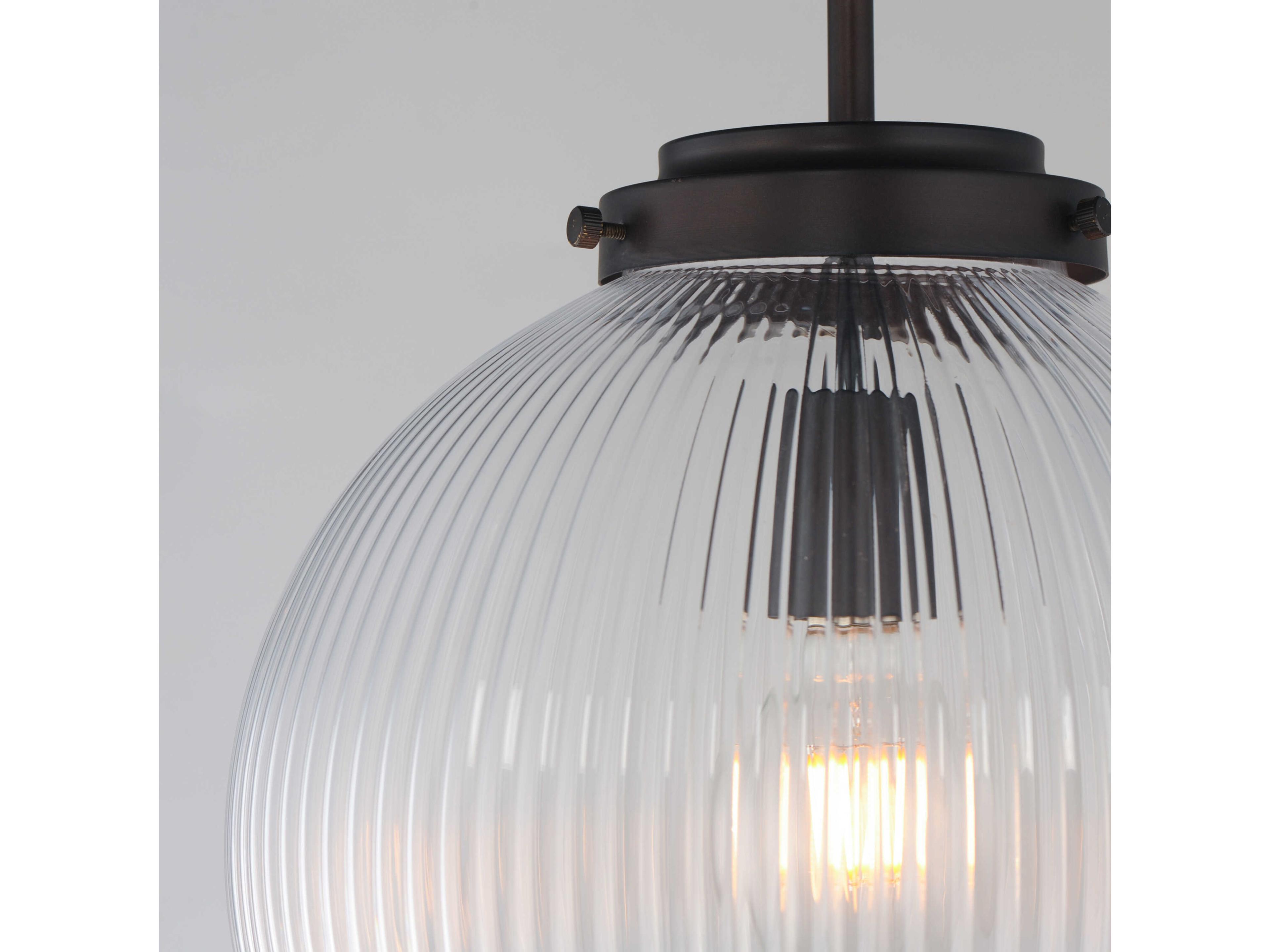 Maxim Lighting Kasbah 1-Light Oil Rubbed Bronze Globe Mini Pendant