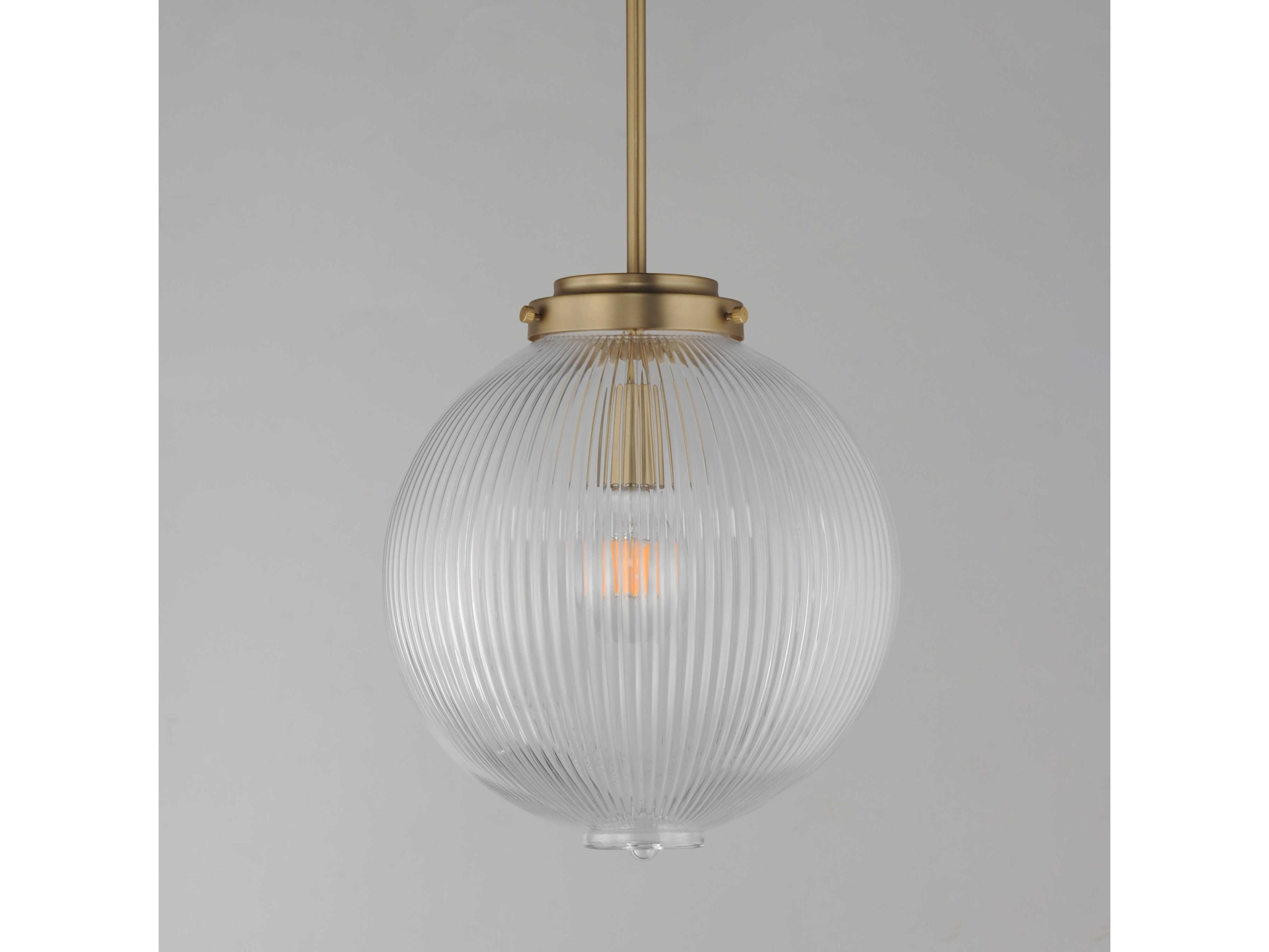 Maxim Lighting Kasbah 1-Light Satin Brass Globe Mini Pendant