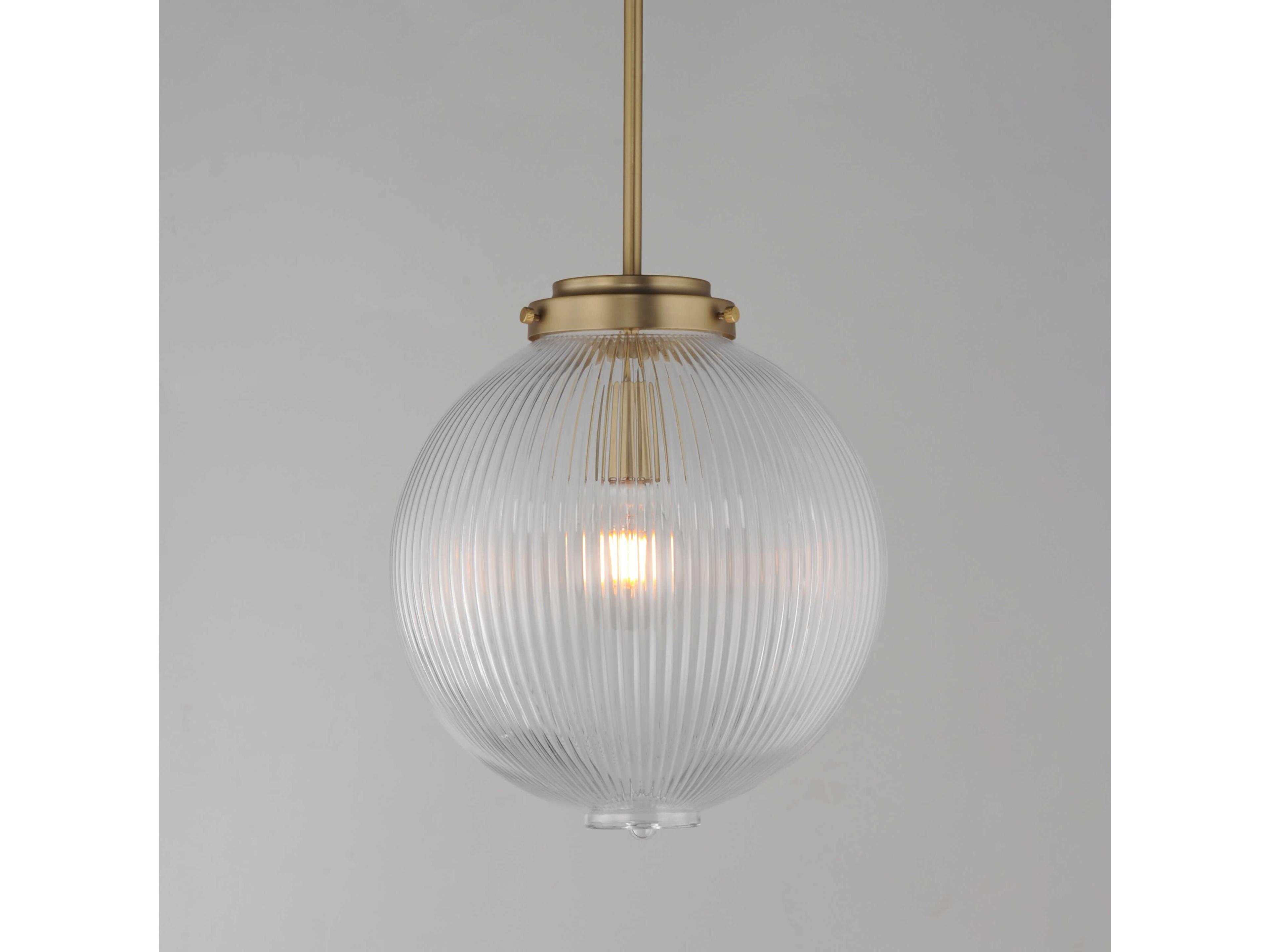 Maxim Lighting Kasbah 1-Light Satin Brass Globe Mini Pendant