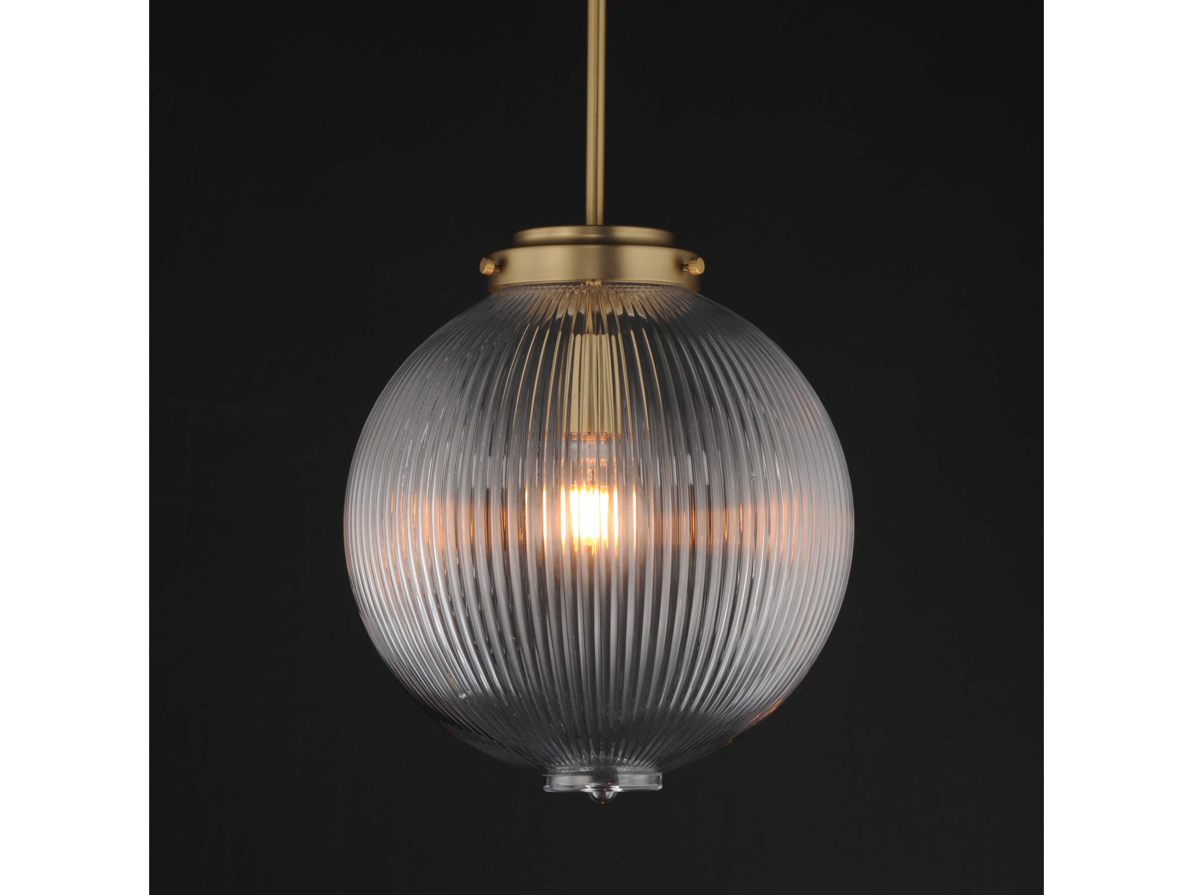 Maxim Lighting Kasbah 1-Light Satin Brass Globe Mini Pendant
