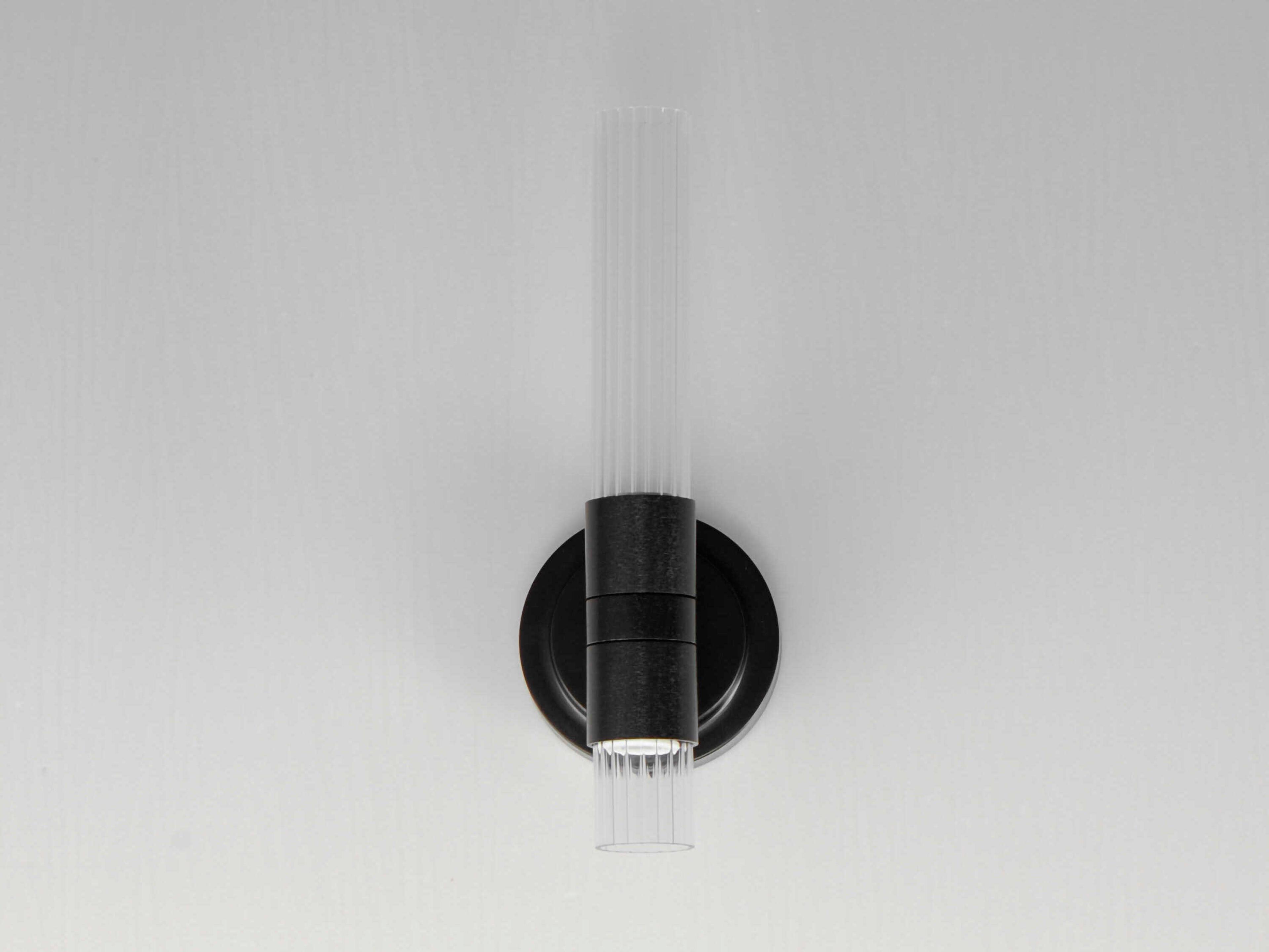 Maxim Lighting Ovation 2-Light Black Glass LED Wall Sconce