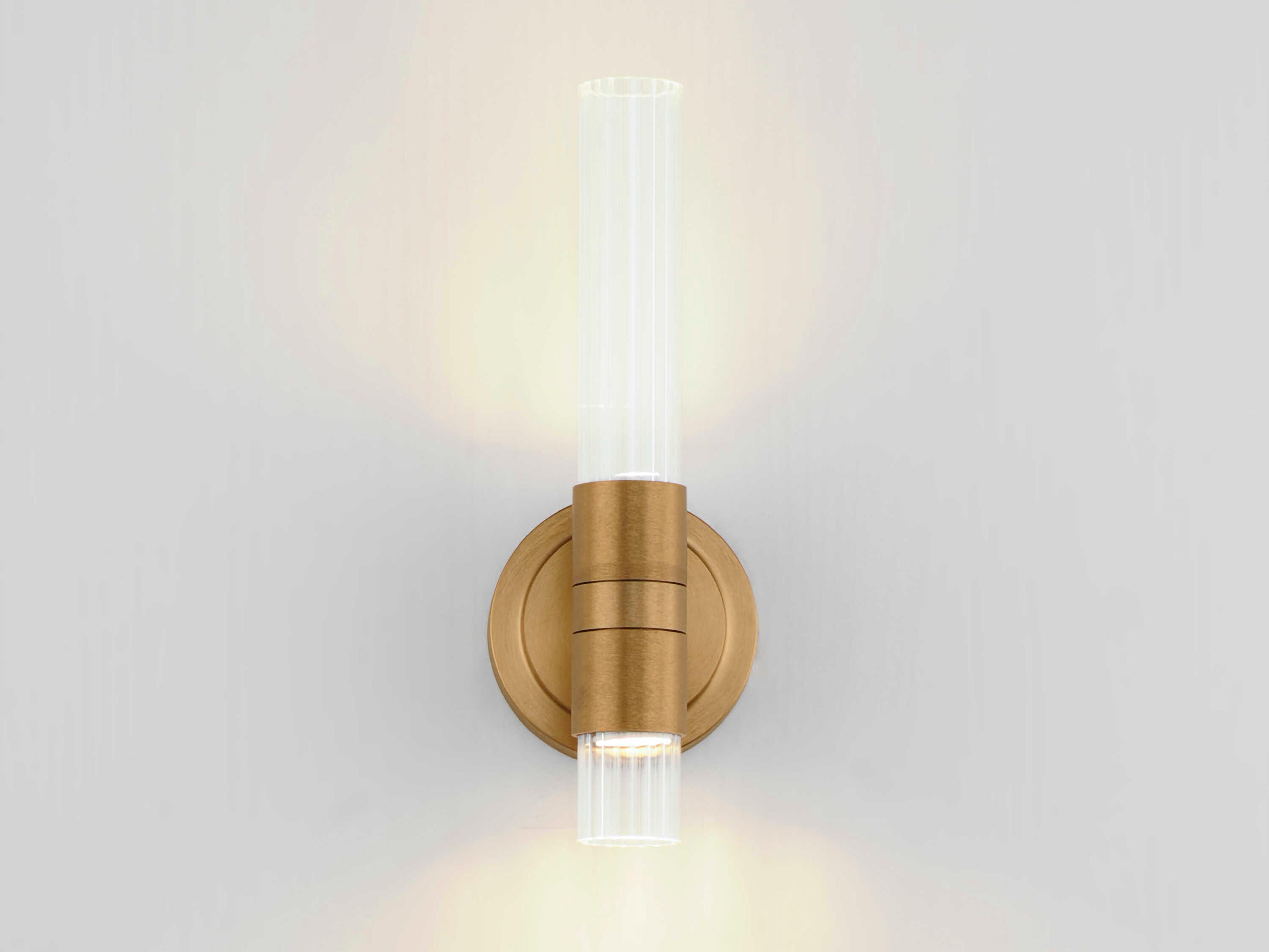 Maxim Lighting Ovation 2-Light Gold Glass LED Wall Sconce