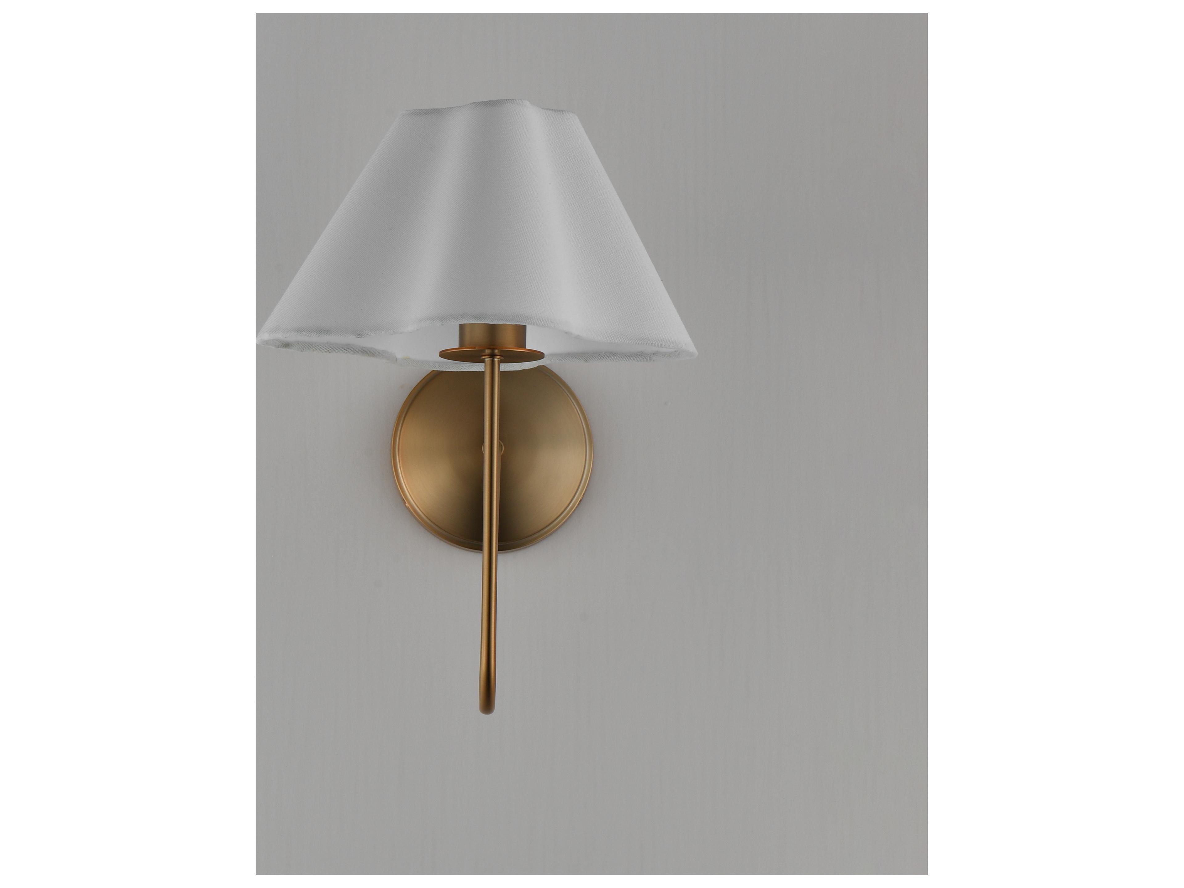 Maxim Lighting Saxon 1- Light Natural Aged Brass Wall Sconce