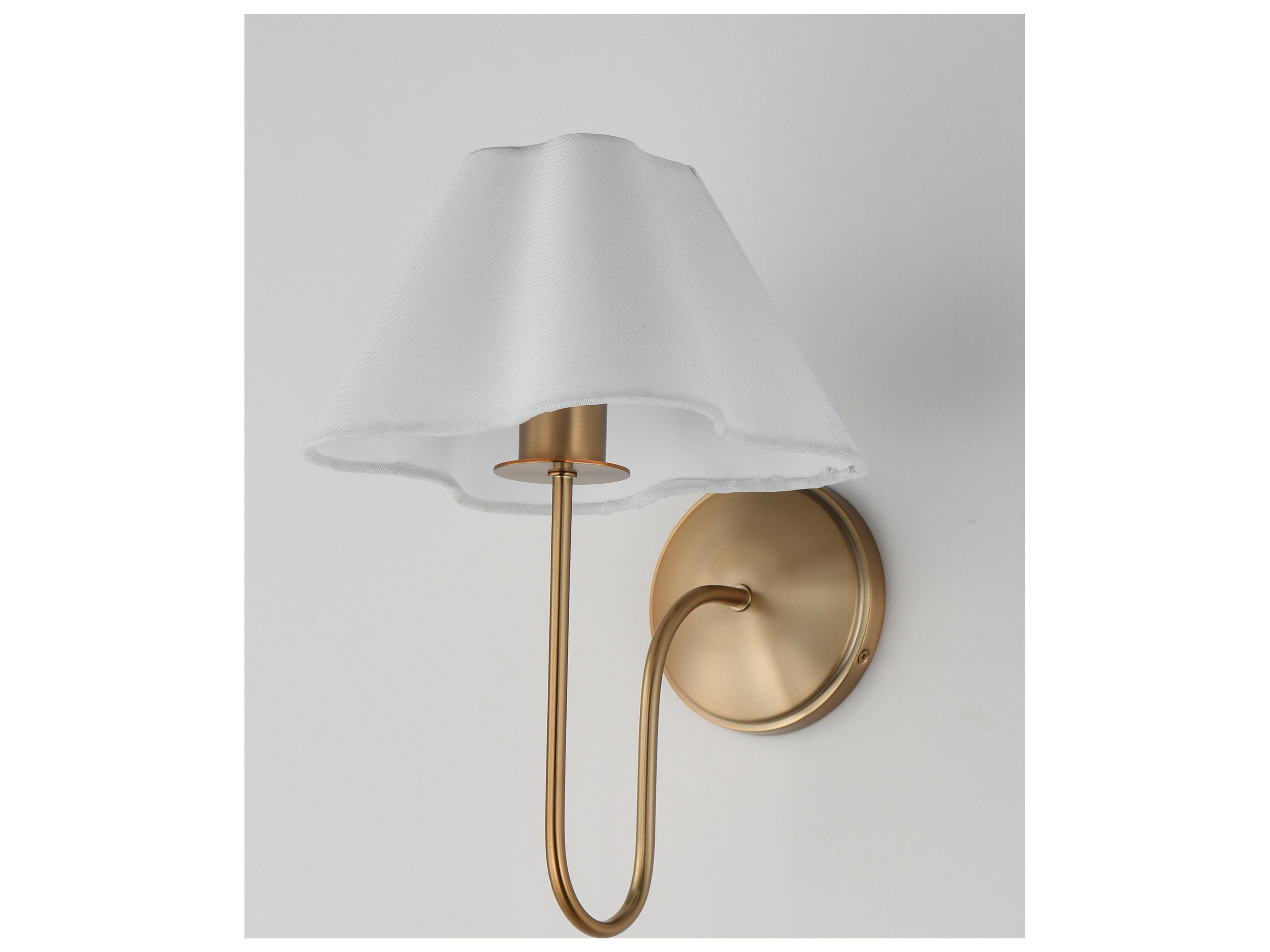 Maxim Lighting Saxon 1- Light Natural Aged Brass Wall Sconce