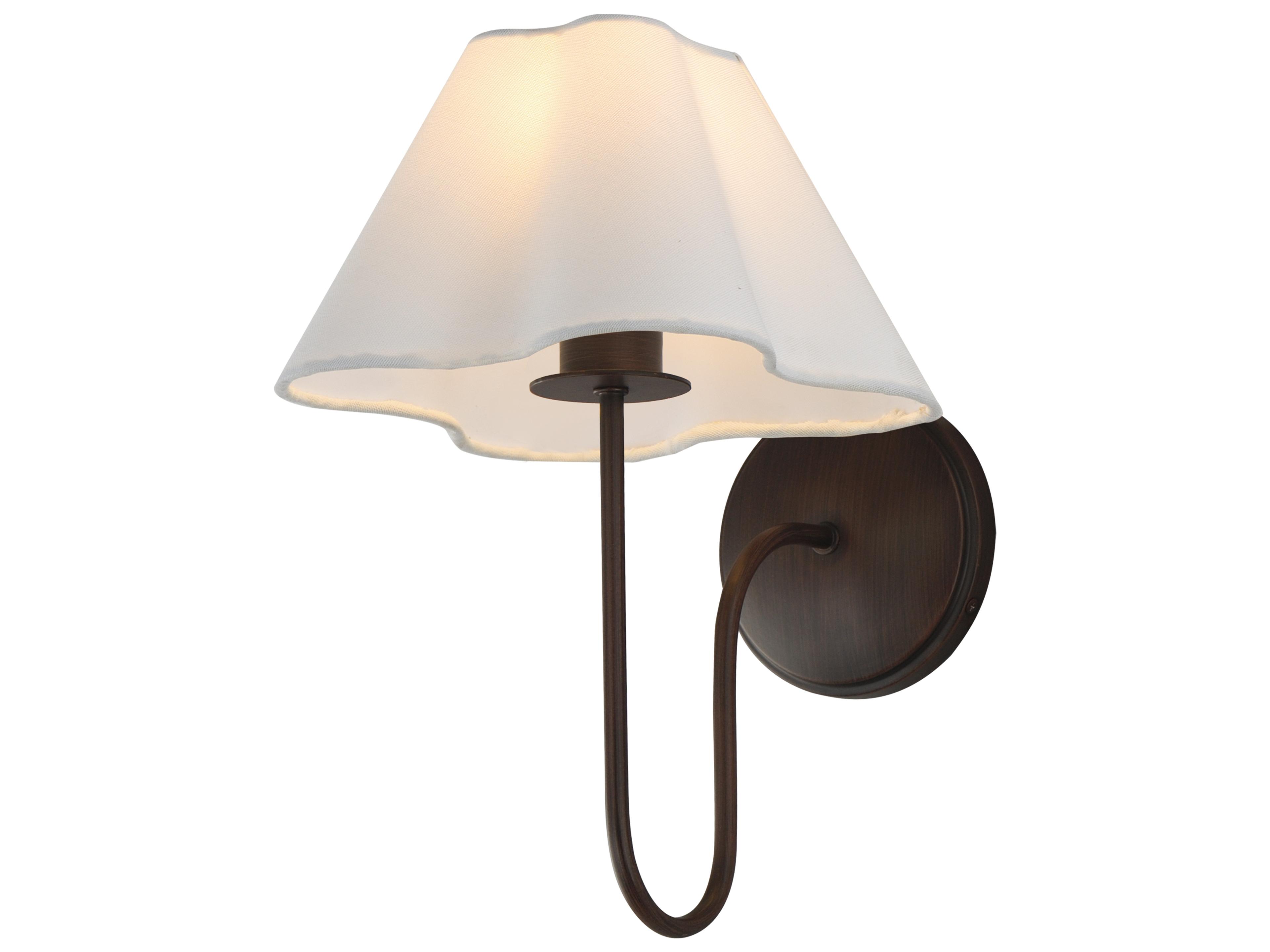 Saxon 1- Light Oil Rubbed Bronze Traditional Wall Sconce