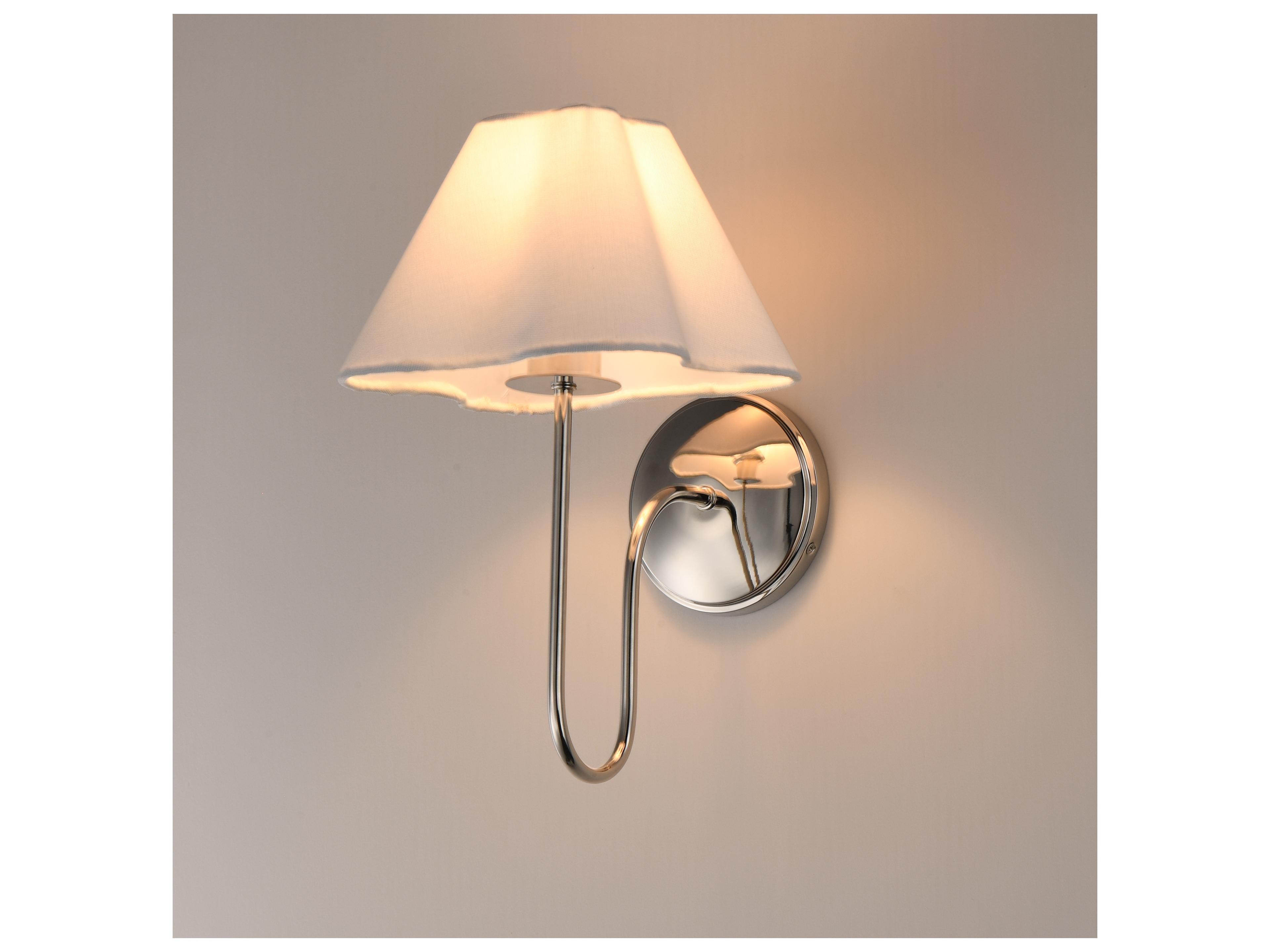 Maxim Lighting Saxon 1- Light Polished Nickel Wall Sconce