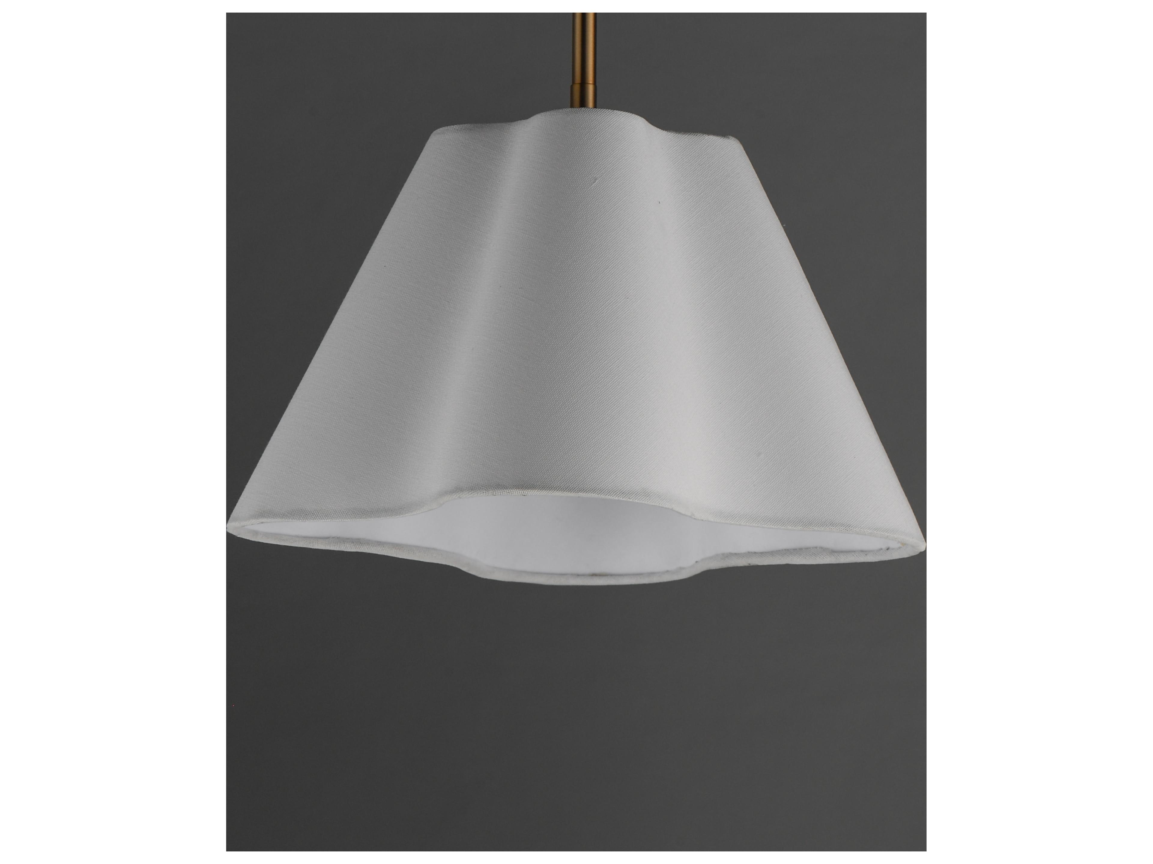 Maxim Lighting Saxon 1- Light Natural Aged Brass Bell Pendant