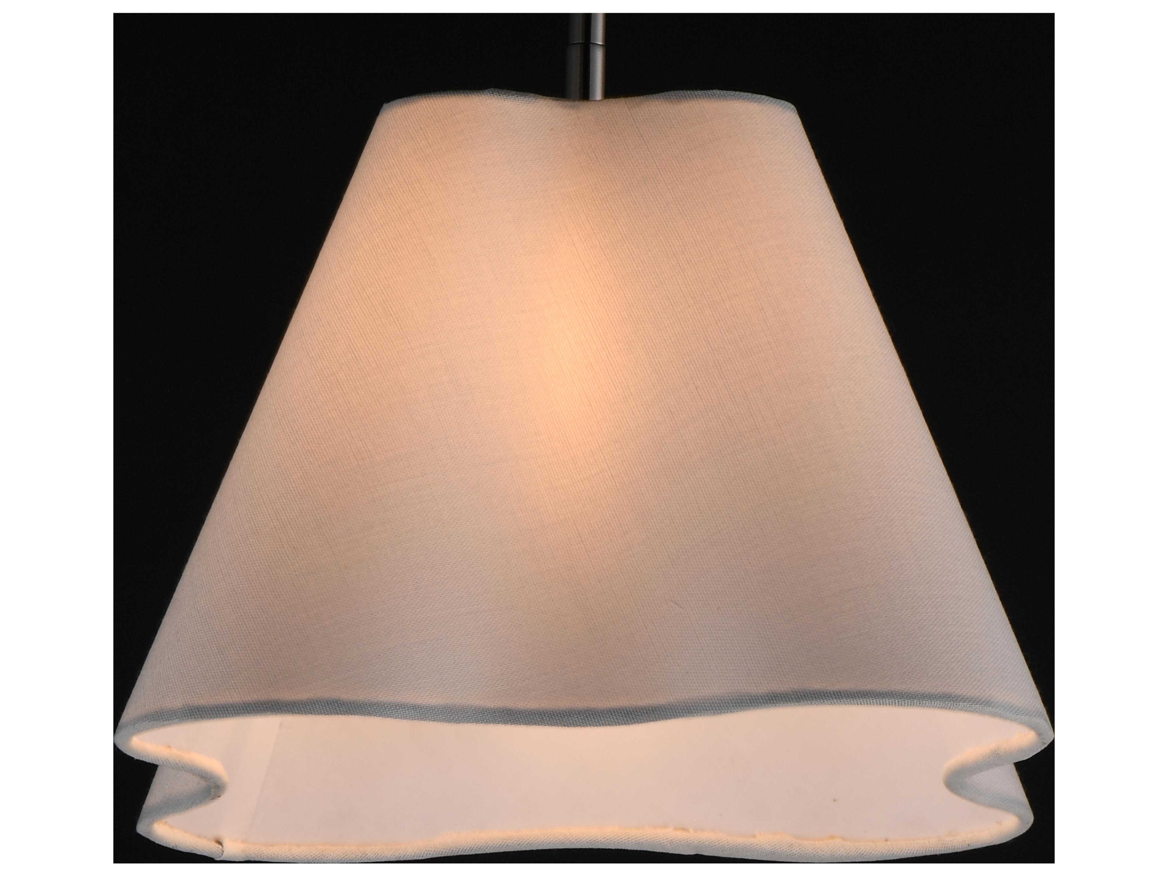 Maxim Lighting Saxon 1- Light Polished Nickel Bell Pendant