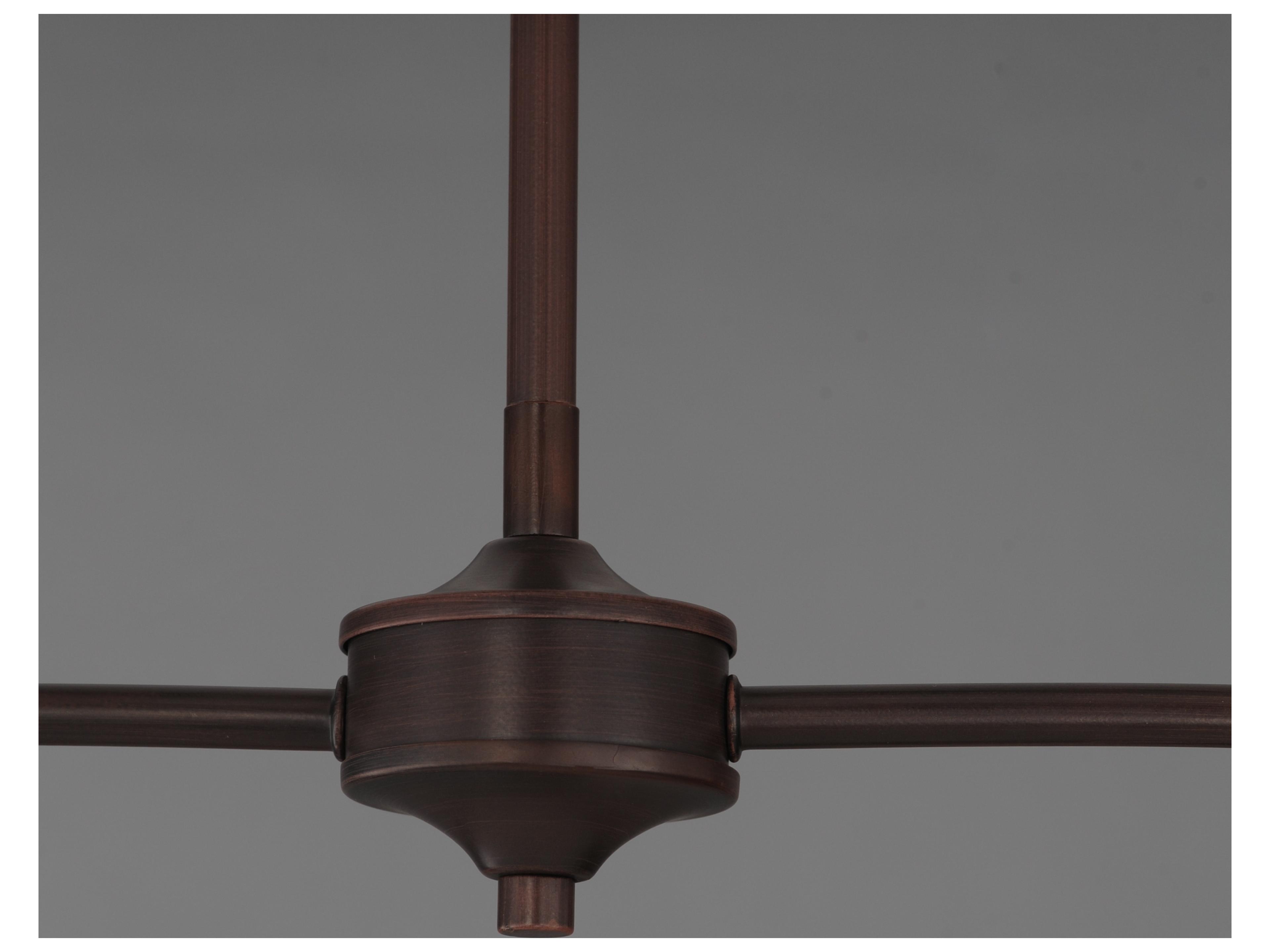 Maxim Lighting Saxon 2- Light Oil Rubbed Bronze Bell Linear Island Pendant