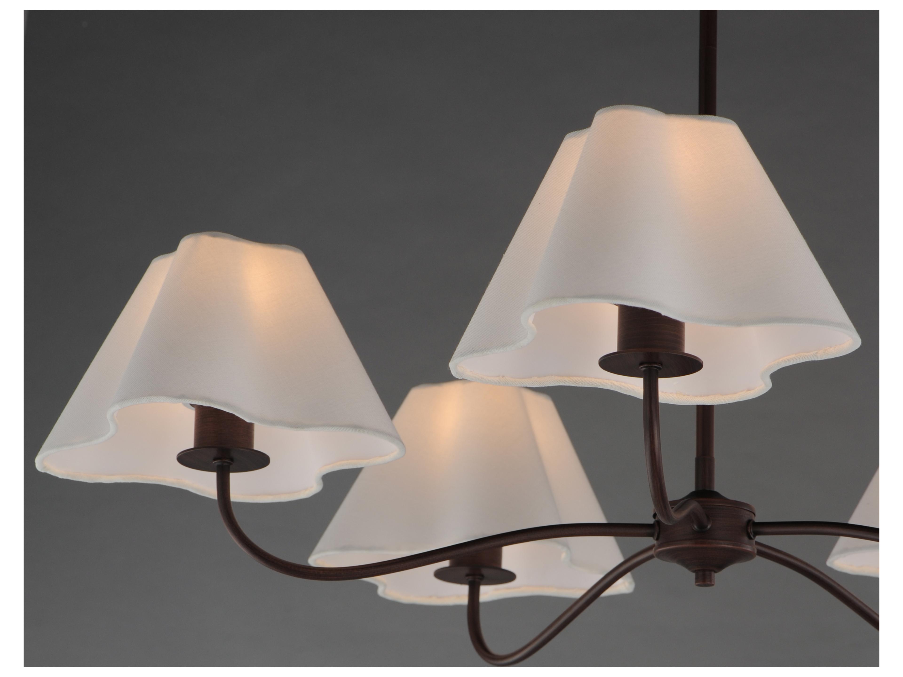 Maxim Lighting Saxon 5- Light Oil Rubbed Bronze Chandelier