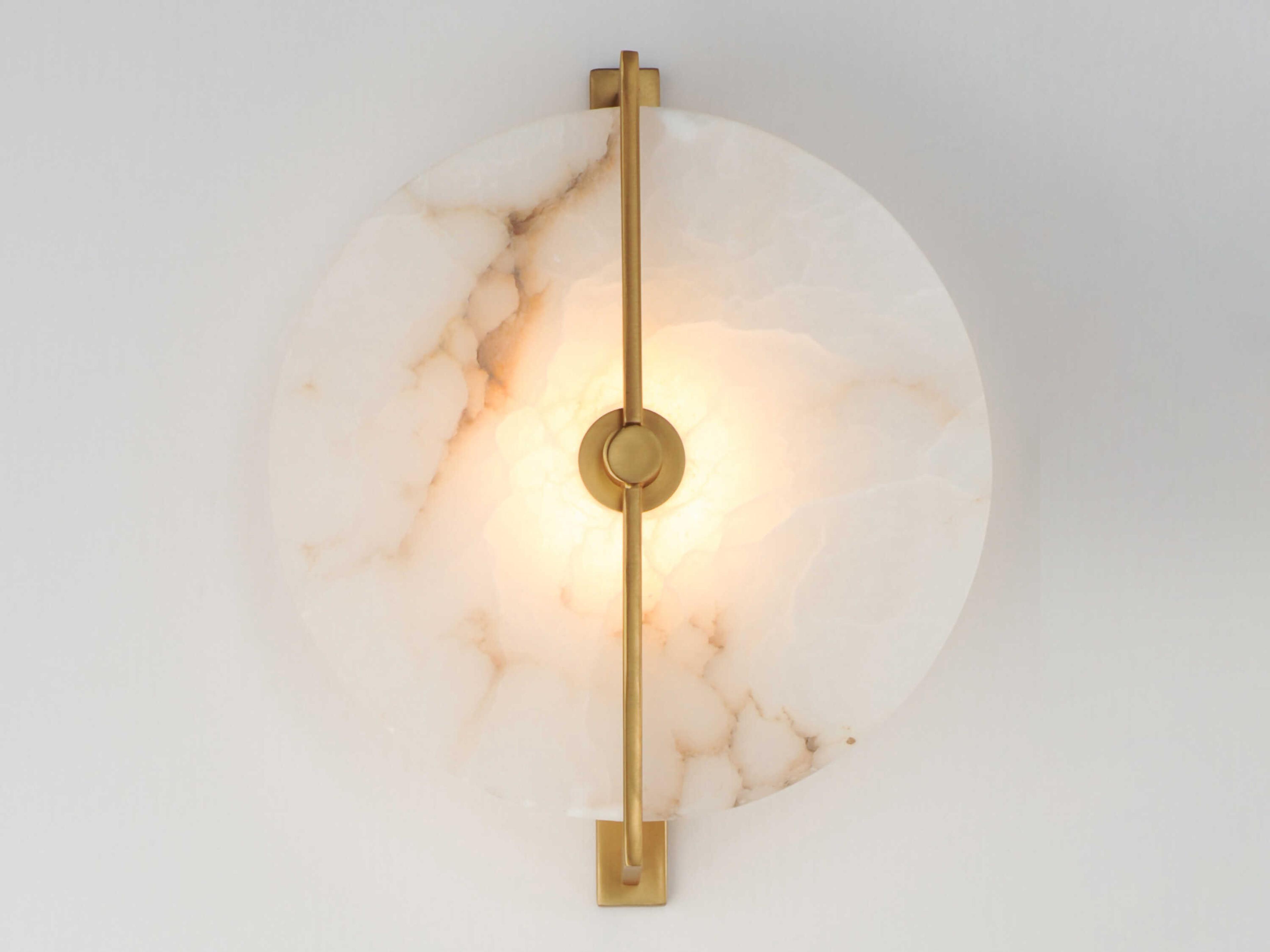 Maxim Lighting Quarry 1-Light Natural Aged Brass Round Flush Mount