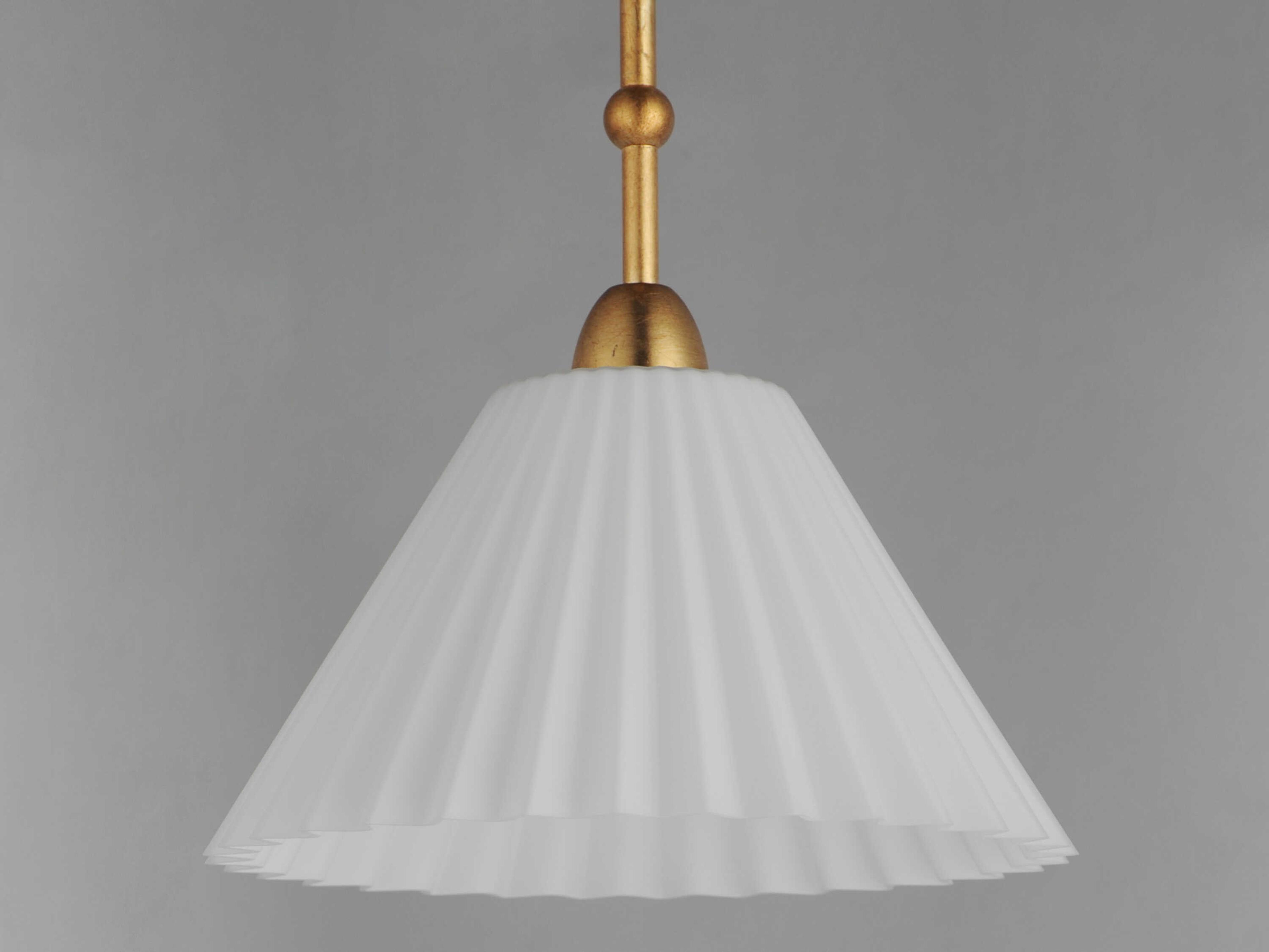 Maxim Lighting Kismet 1-Light Gold Leaf Mini Pendant