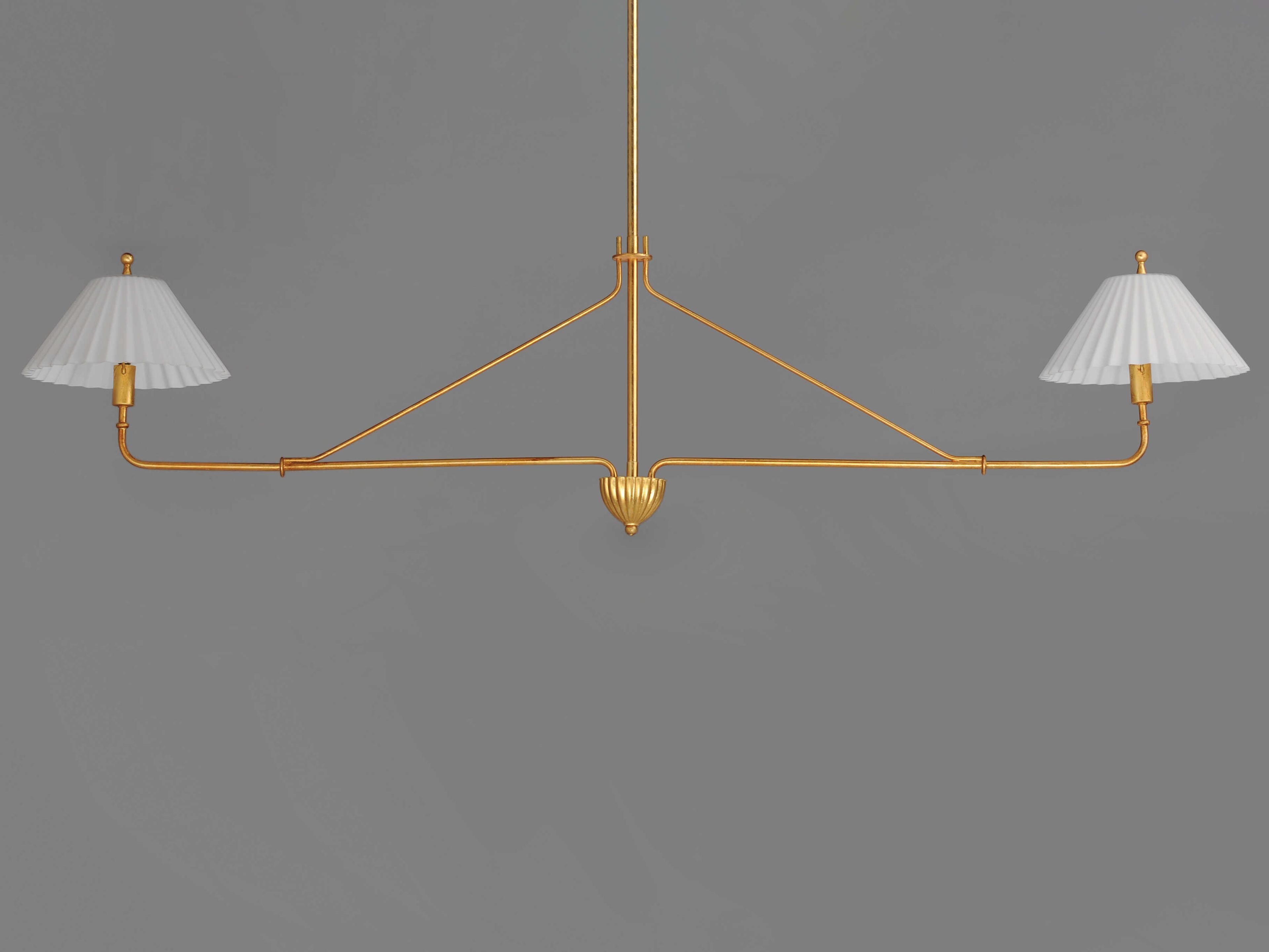 Maxim Lighting Kismet 2-Light Gold Leaf Island Pendant