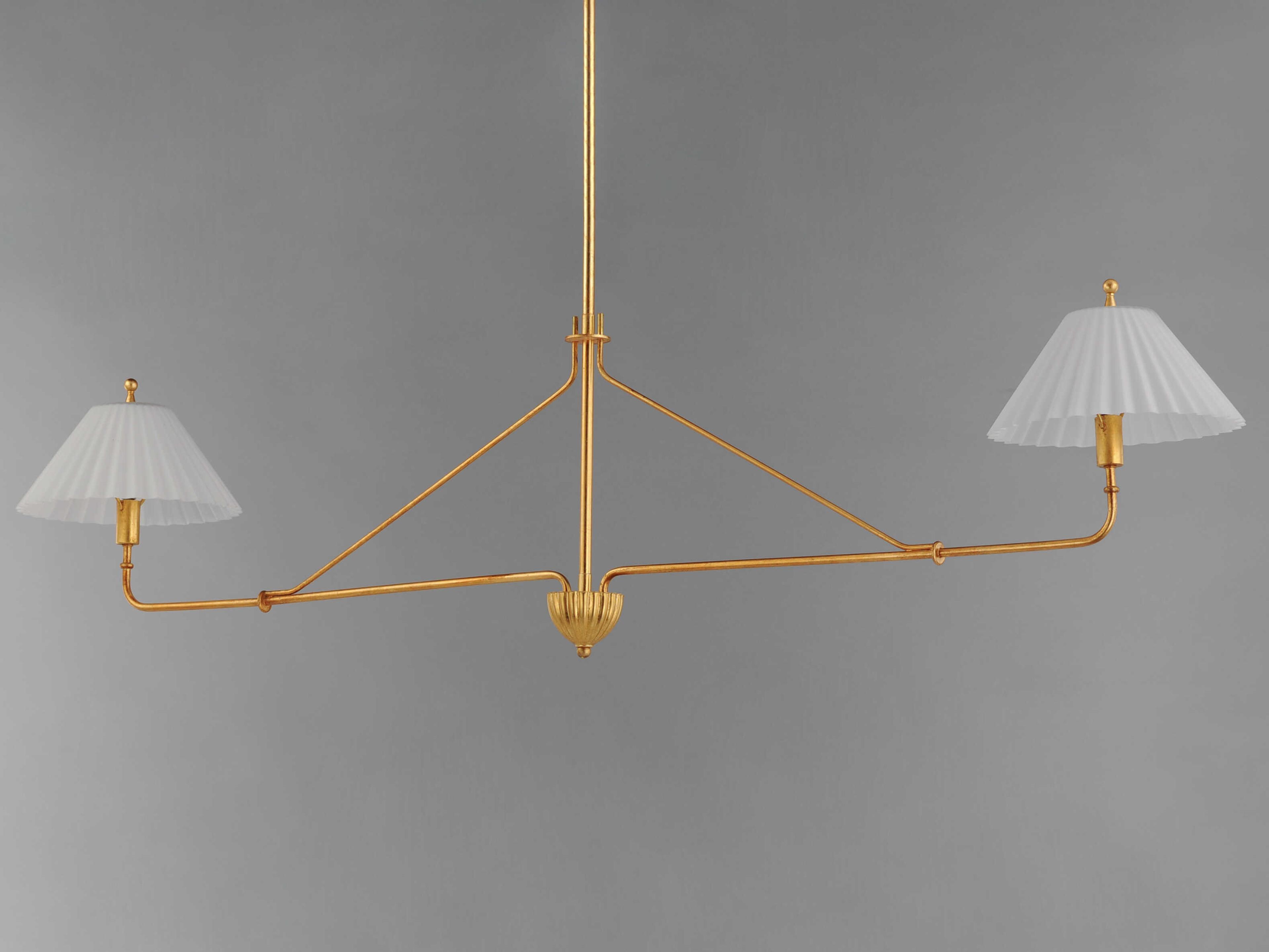 Maxim Lighting Kismet 2-Light Gold Leaf Island Pendant