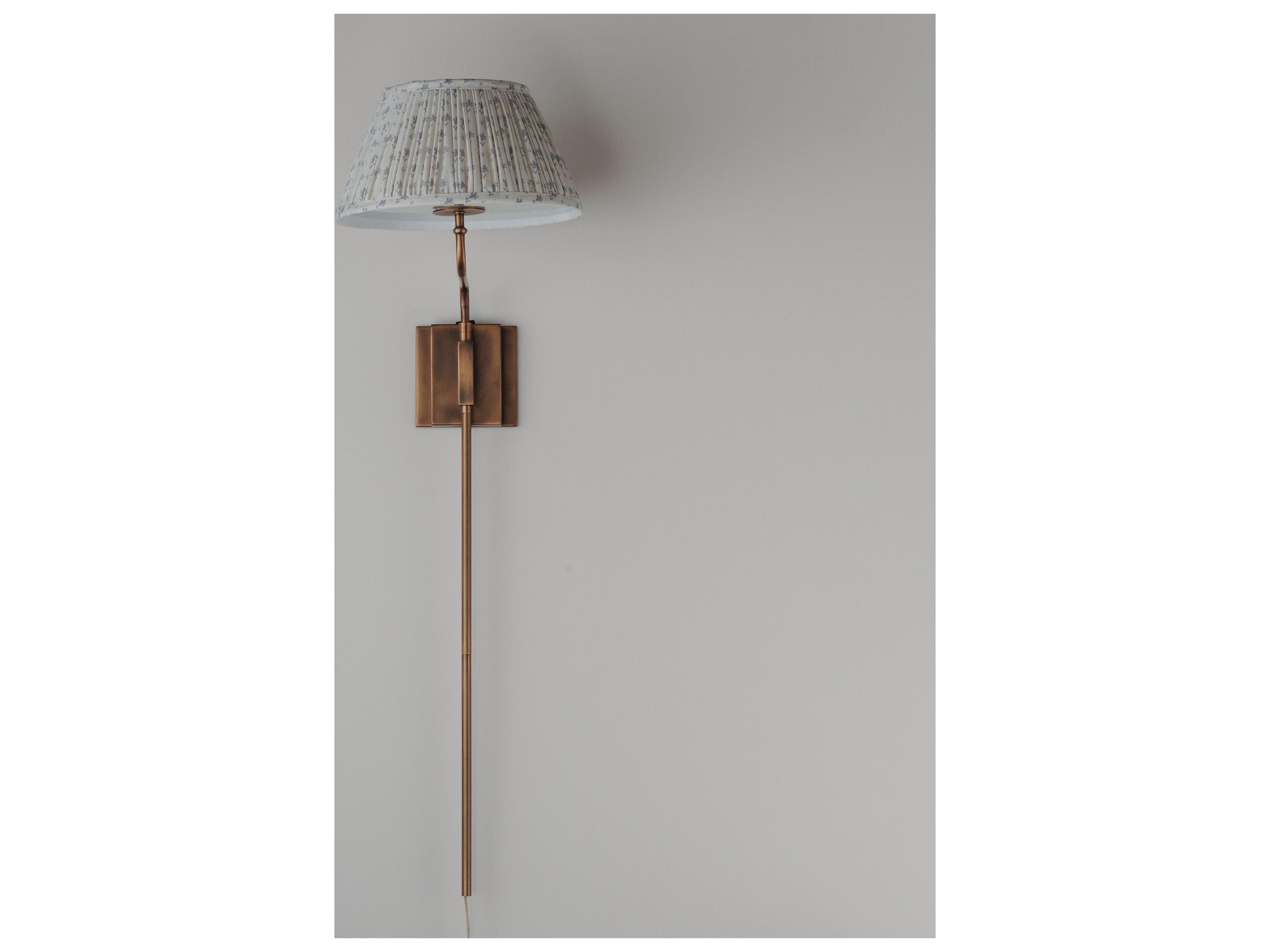 Maxim Lighting Dunbridge 1- Light Weathered Brass Bronze Wall Sconce