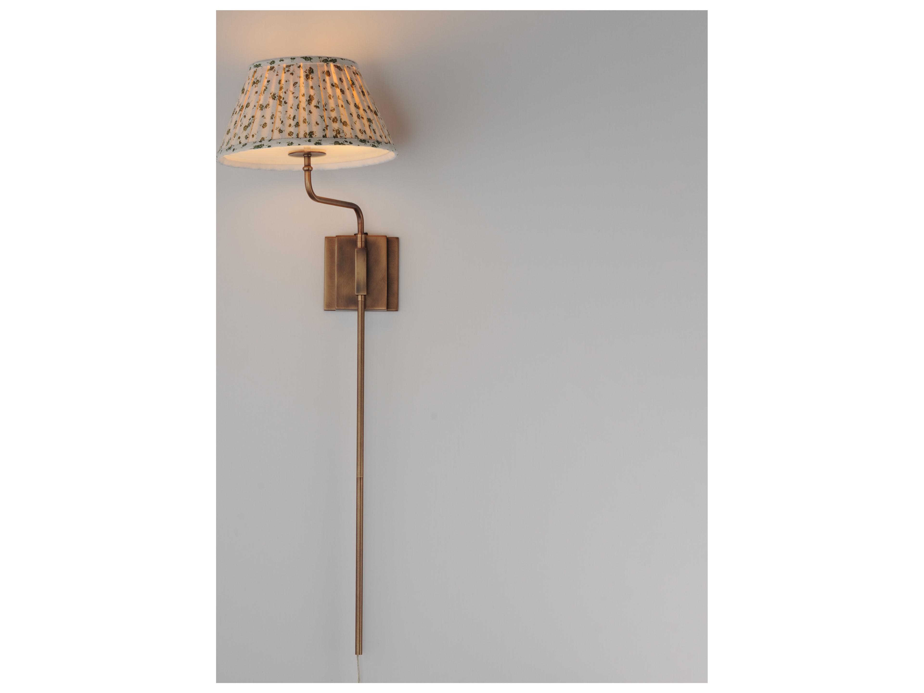 Maxim Lighting Dunbridge 1- Light Weathered Brass Bronze Wall Sconce