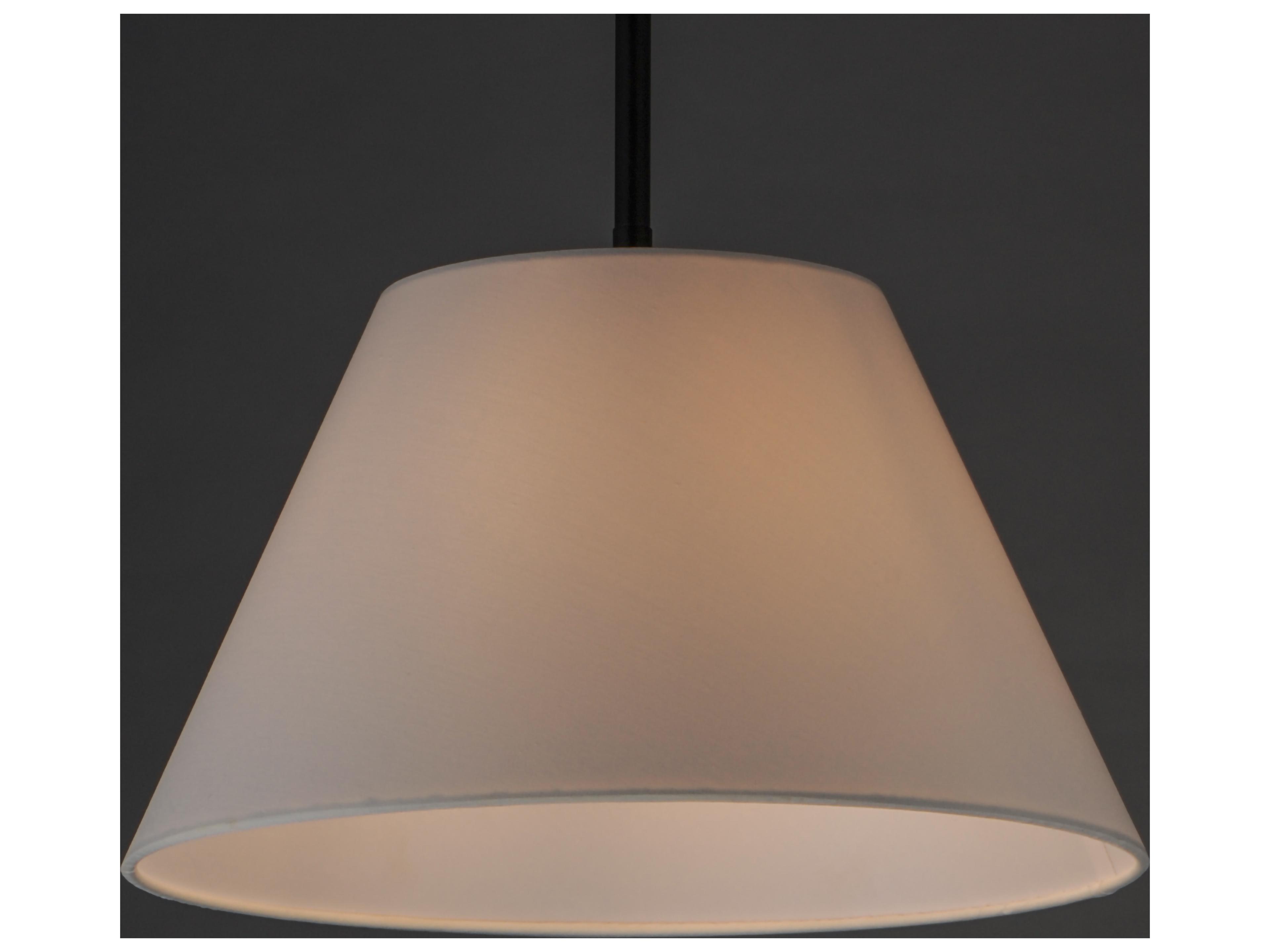 Maxim Lighting Dunbridge 1- Light Antique Bronze Drum Empire Pendant