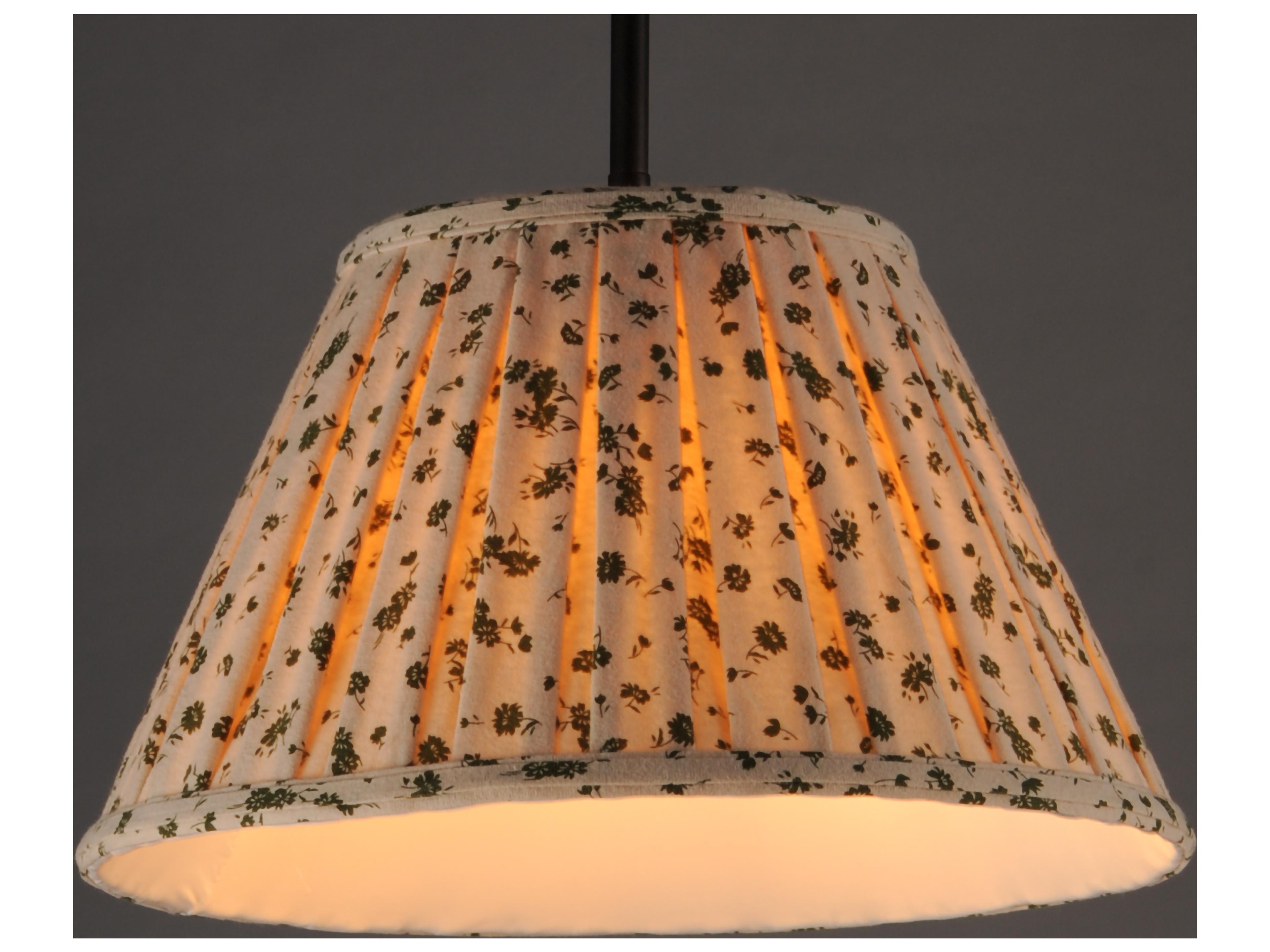 Maxim Lighting Dunbridge 1- Light Antique Bronze Black Drum Empire Pendant