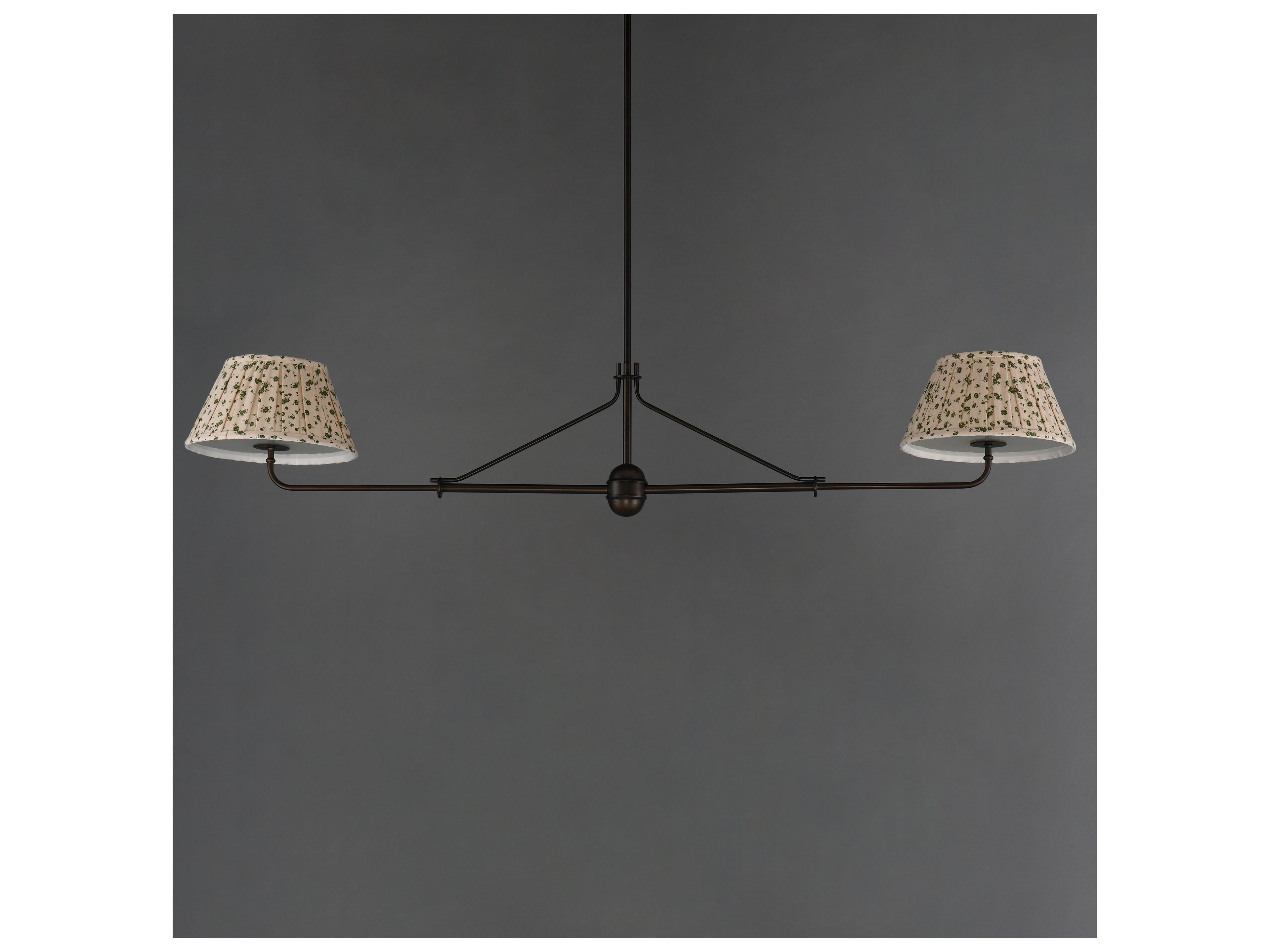 Maxim Lighting Dunbridge 2- Light Antique Bronze Linear Island Pendant