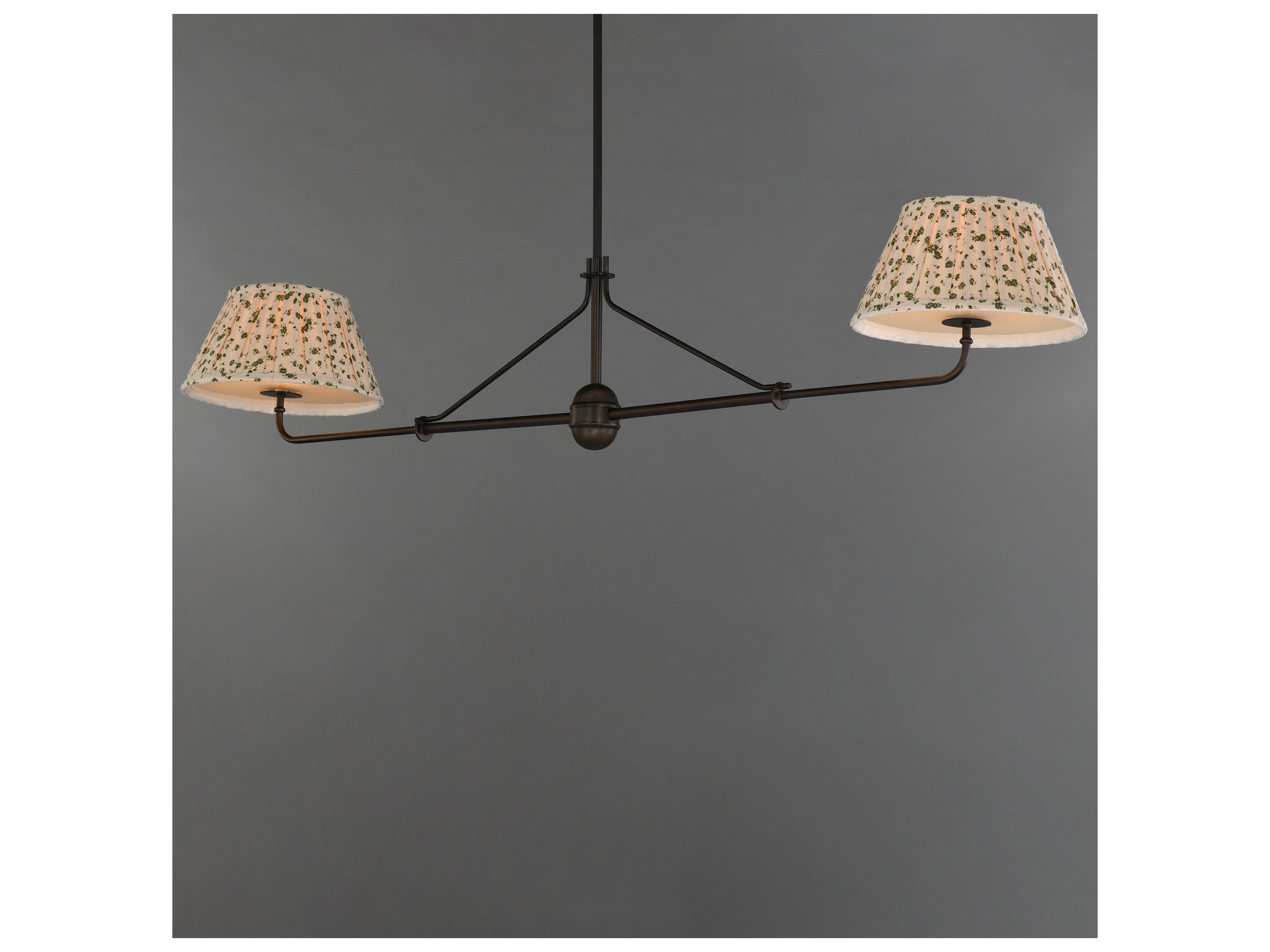 Maxim Lighting Dunbridge 2- Light Antique Bronze Linear Island Pendant