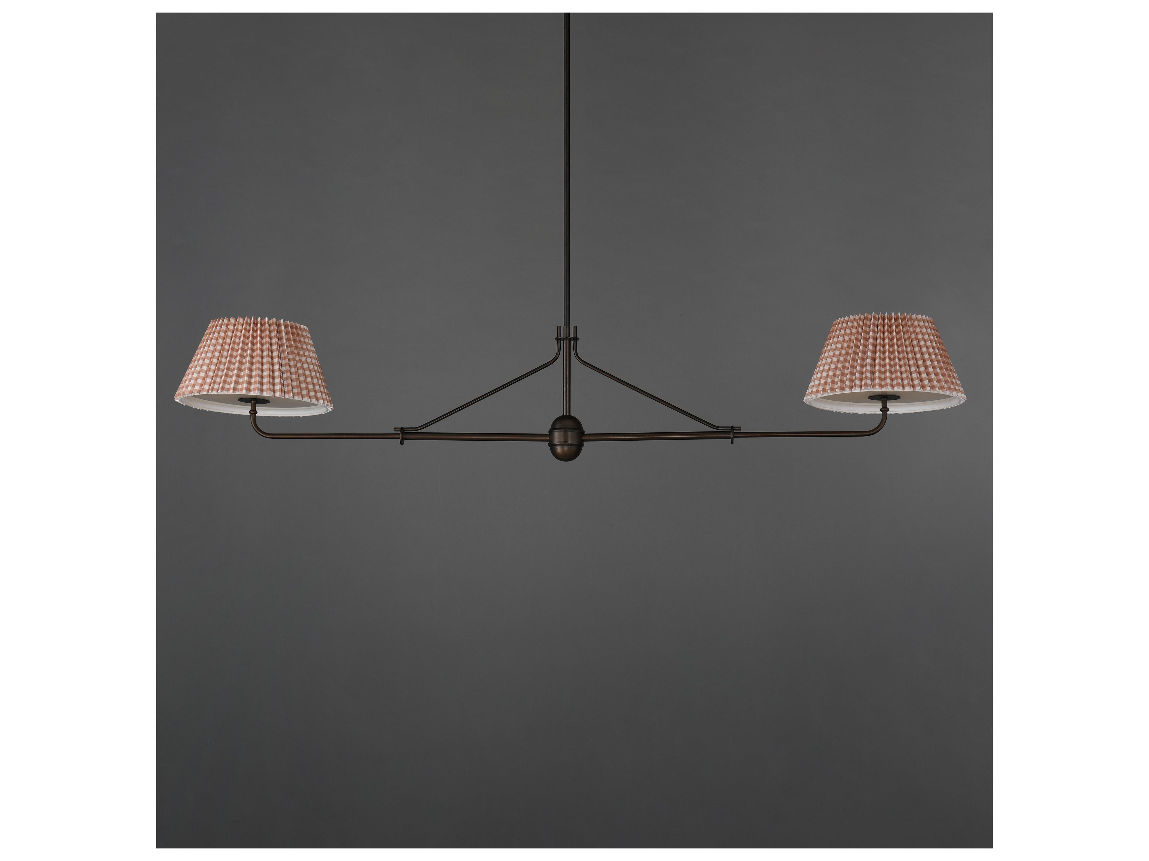 Maxim Lighting Dunbridge 2- Light Antique Bronze Linear Island Pendant