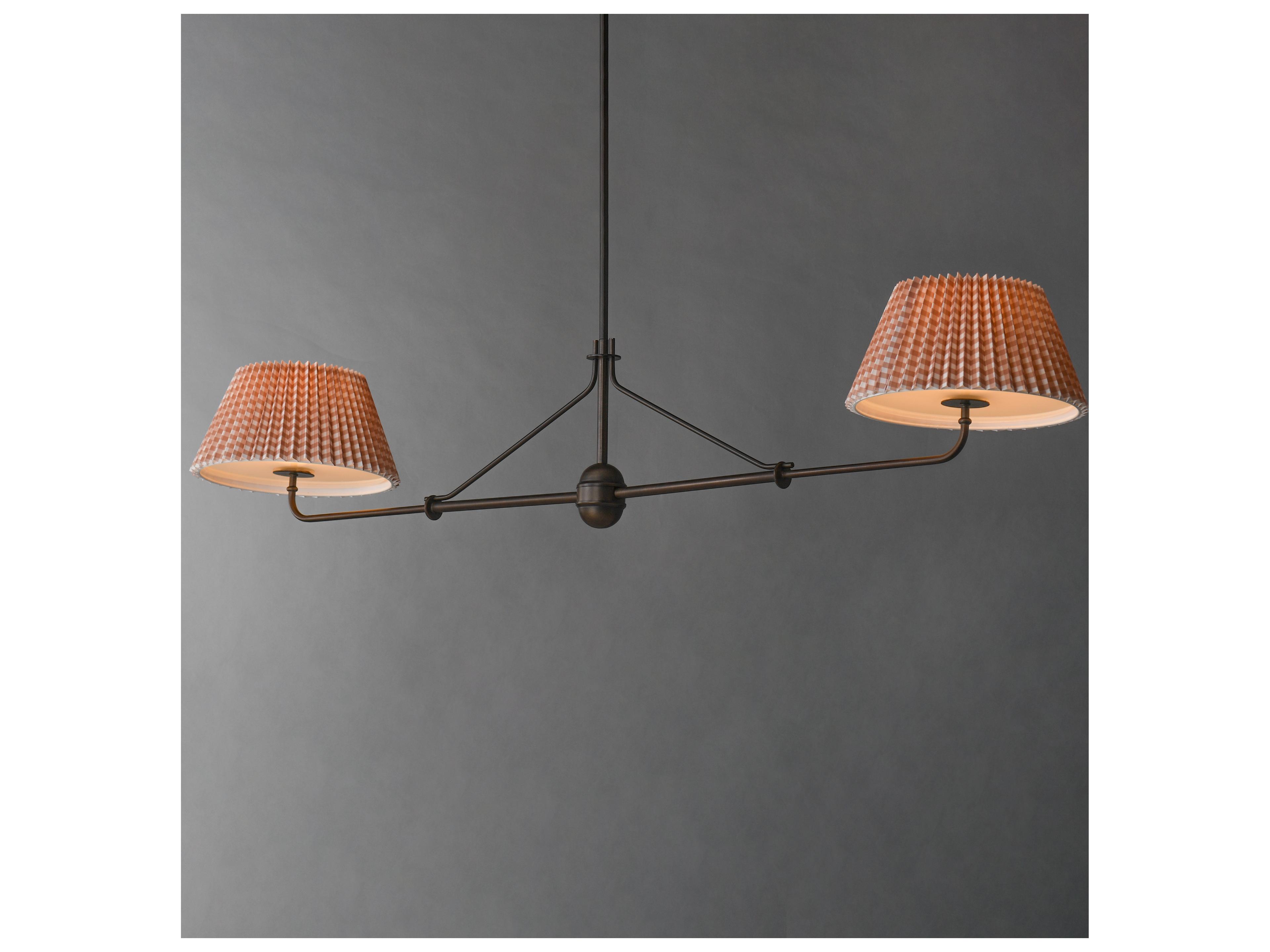 Maxim Lighting Dunbridge 2- Light Antique Bronze Linear Island Pendant