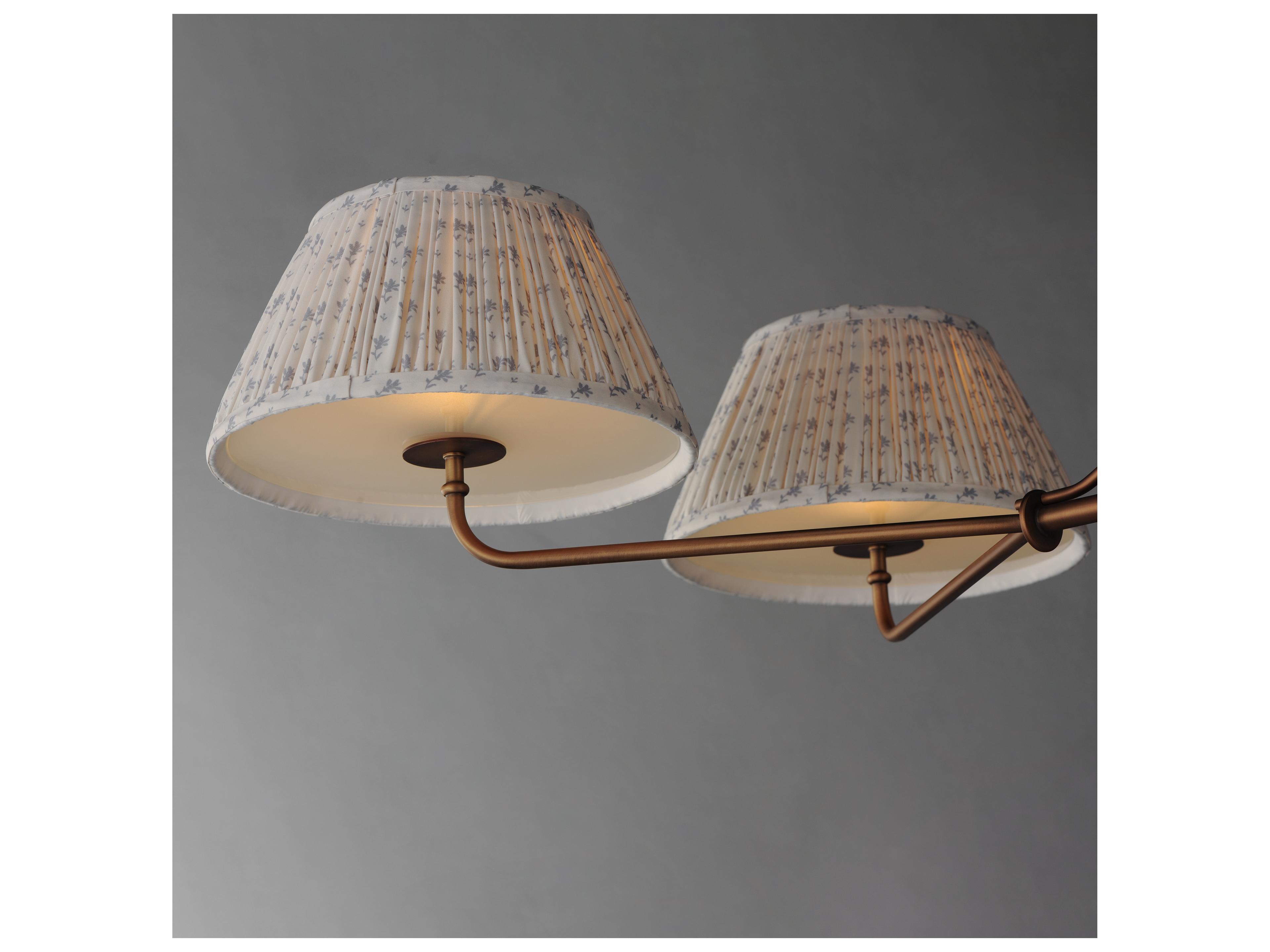 Maxim Lighting Dunbridge 4- Light Weathered Brass Traditional Empire Linear Chandelier