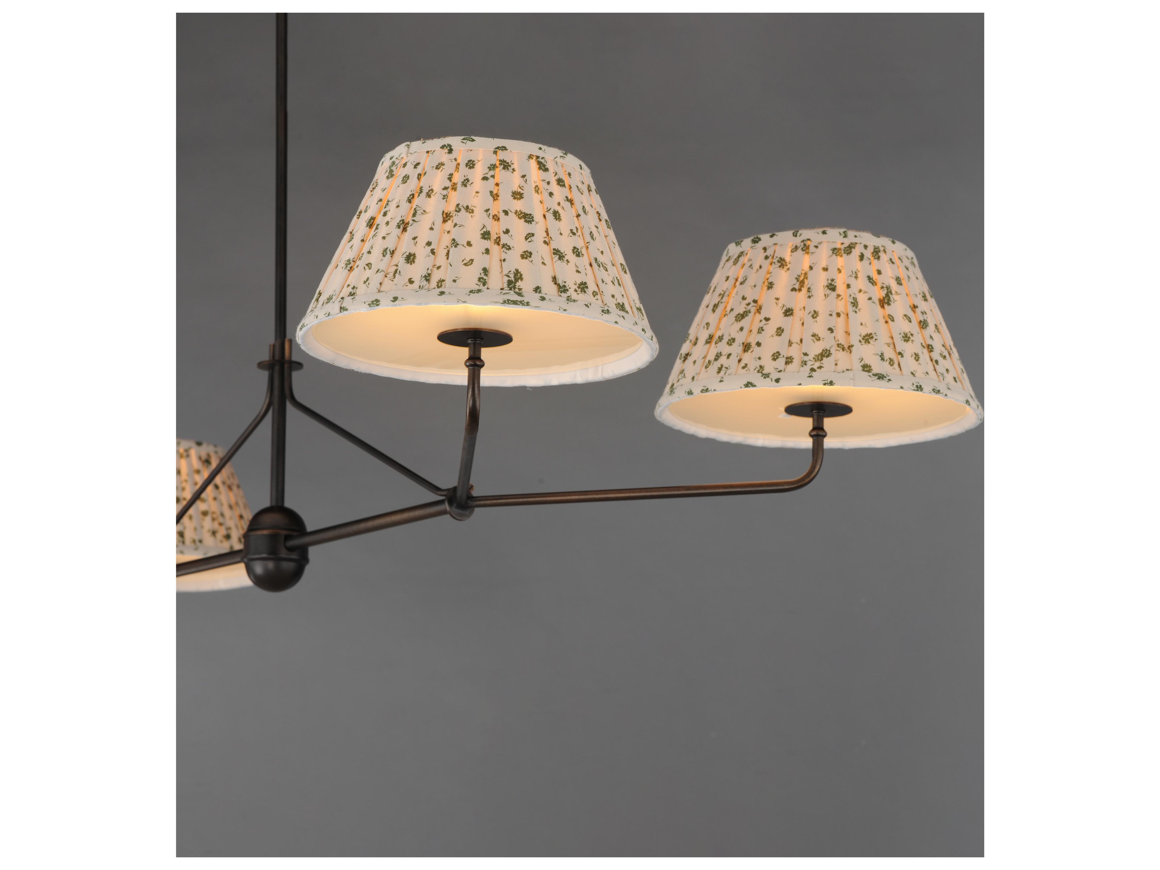 Maxim Lighting Dunbridge 4- Light Antique Bronze Black Traditional Empire Linear Chandelier