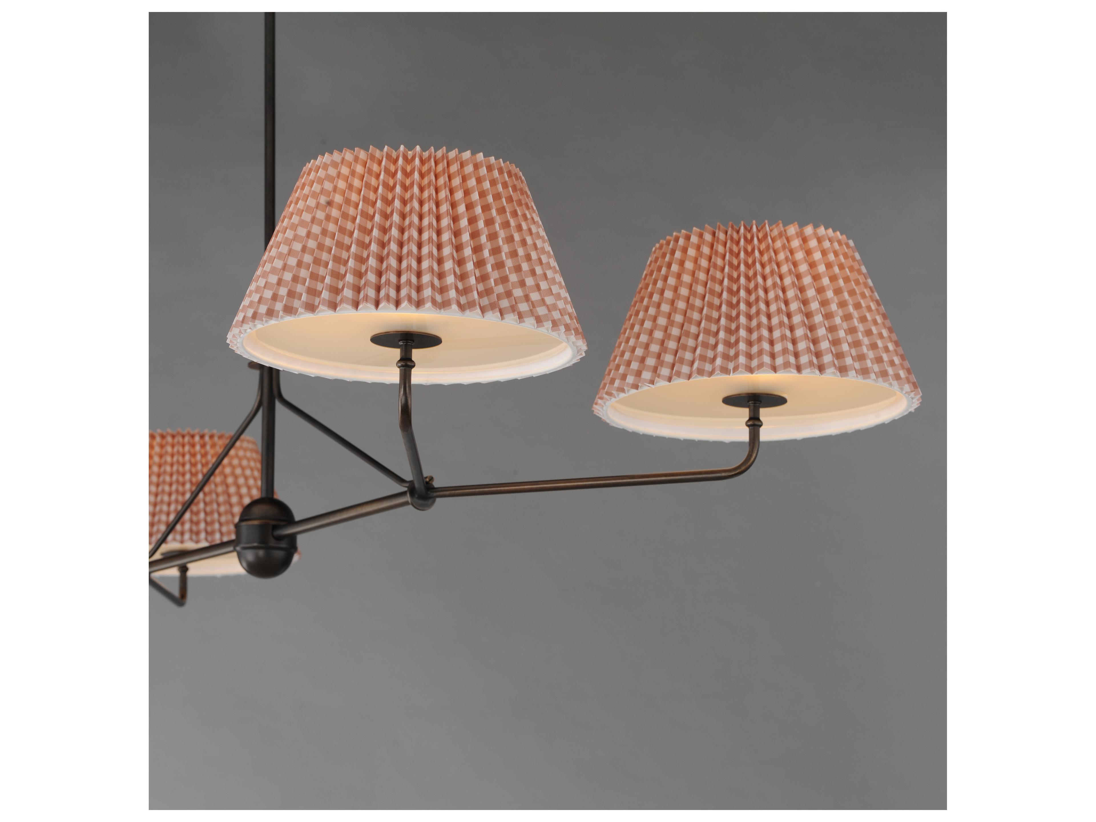 Maxim Lighting Dunbridge 4- Light Antique Bronze Black Traditional Empire Linear Chandelier