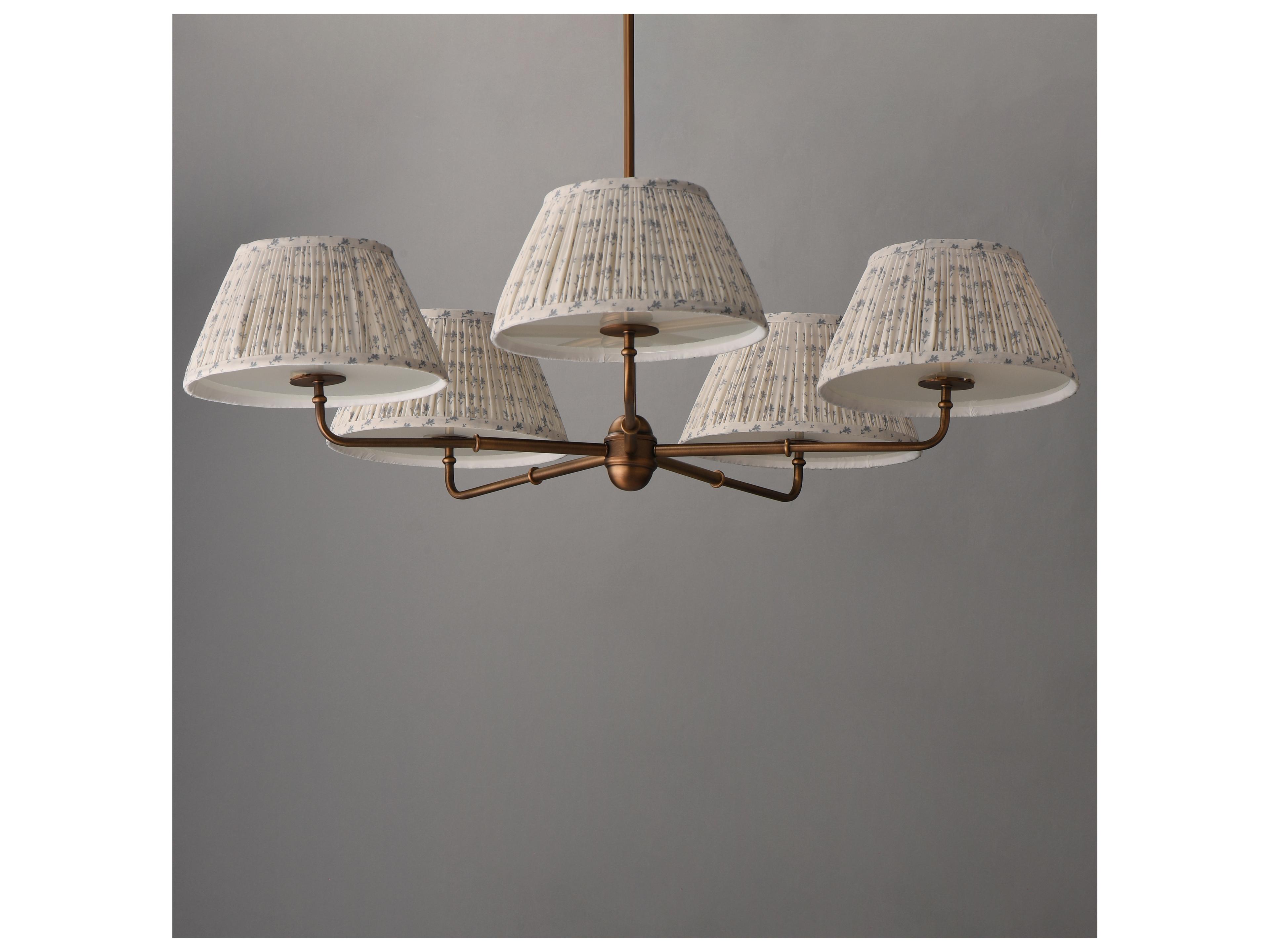 Maxim Lighting Dunbridge 5- Light Weathered Brass Traditional Empire Chandelier