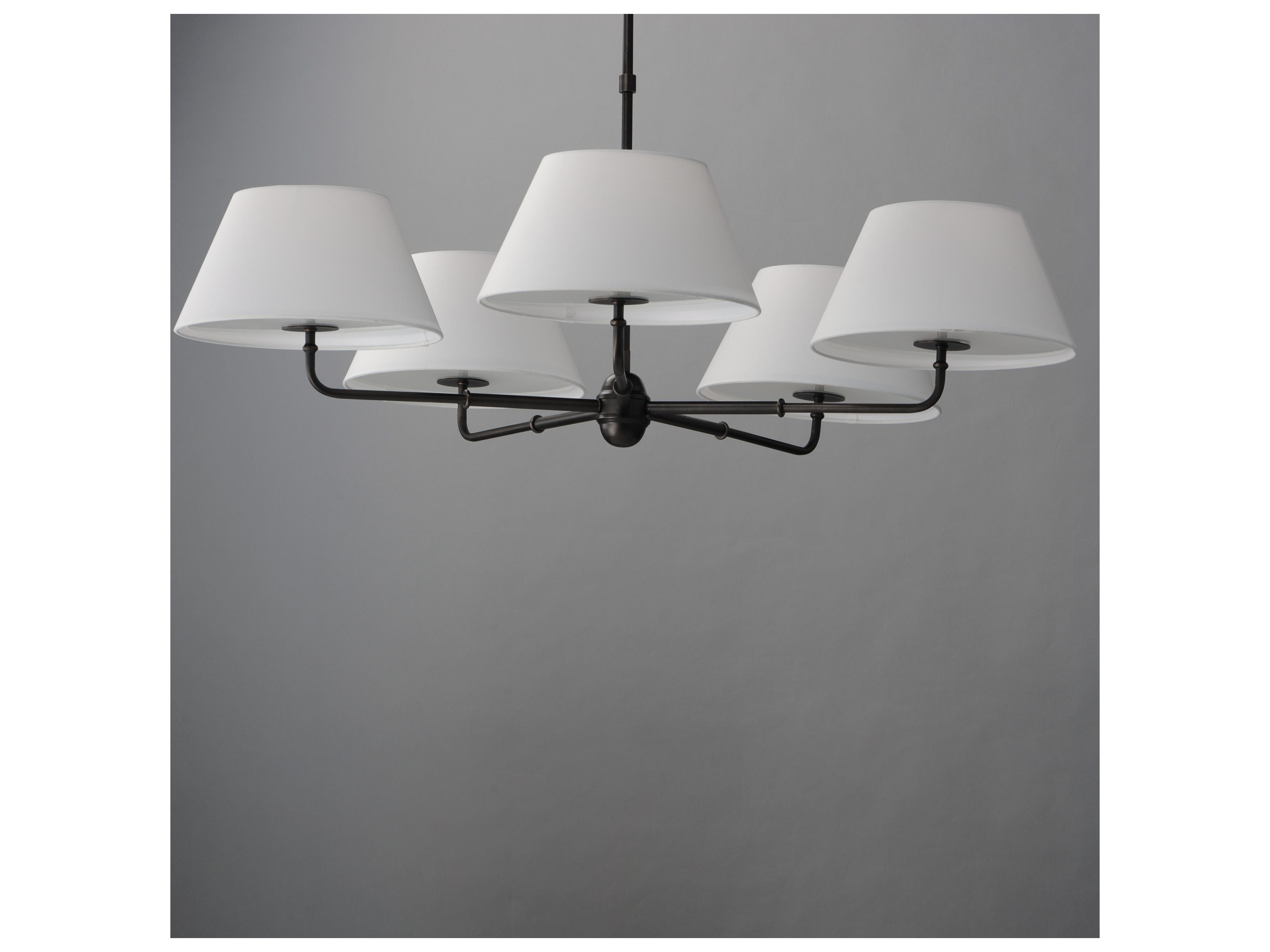 Maxim Lighting Dunbridge 5- Light Antique Bronze Traditional Empire Chandelier