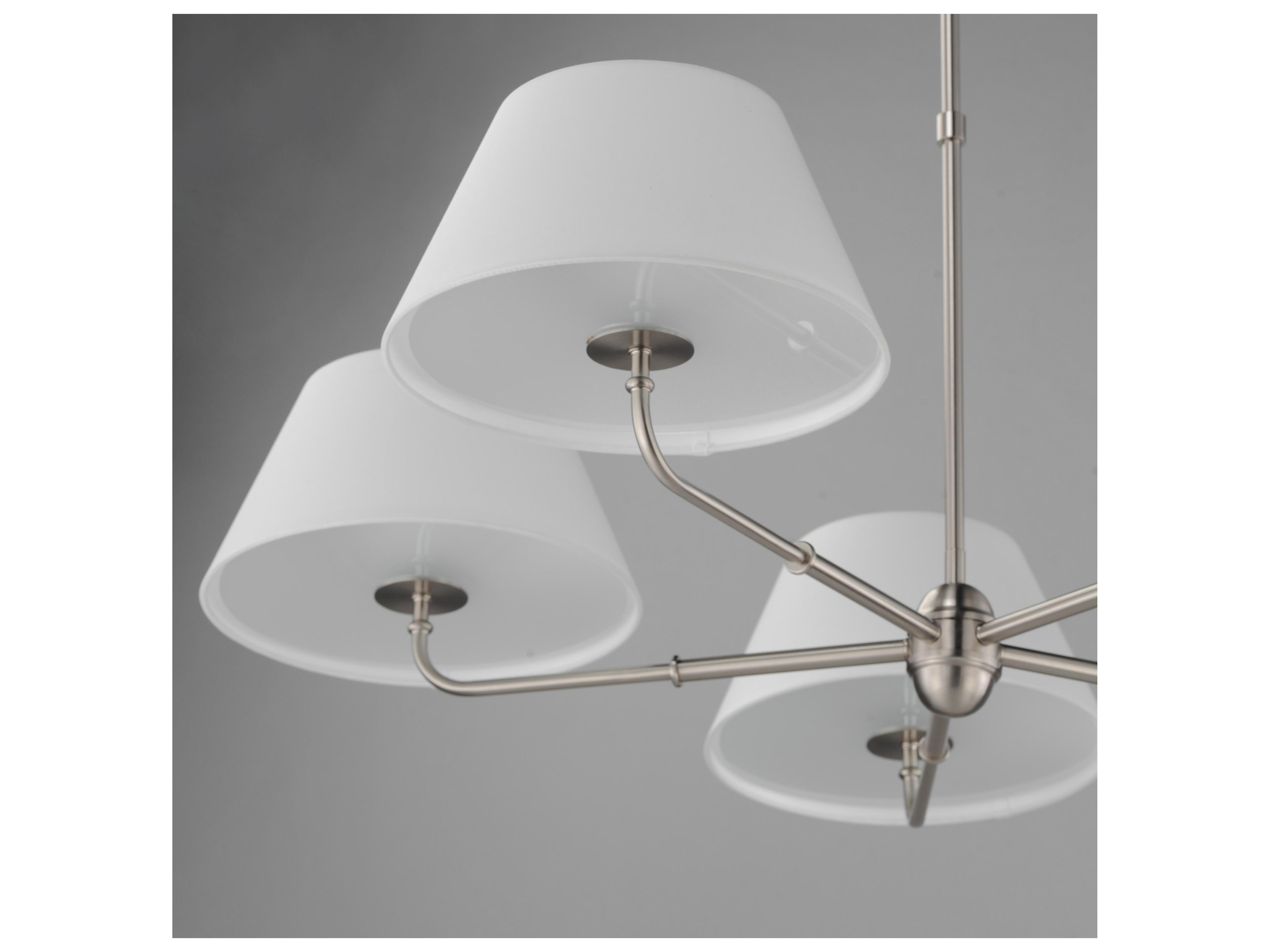 Maxim Lighting Dunbridge 5- Light Polished Nickel Chrome Traditional Empire Chandelier