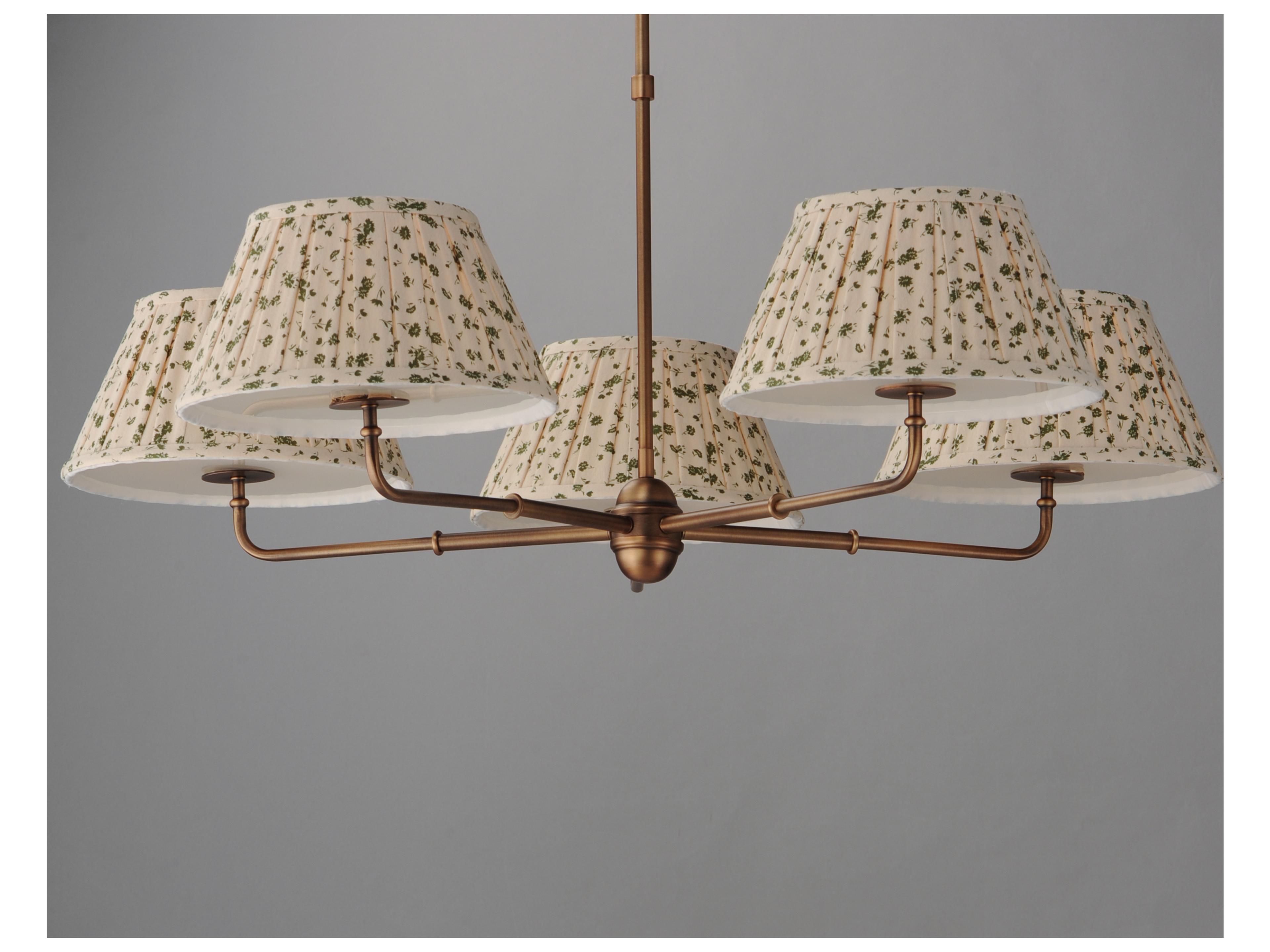 Maxim Lighting Dunbridge 5- Light Weathered Brass Bronze Traditional Empire Chandelier