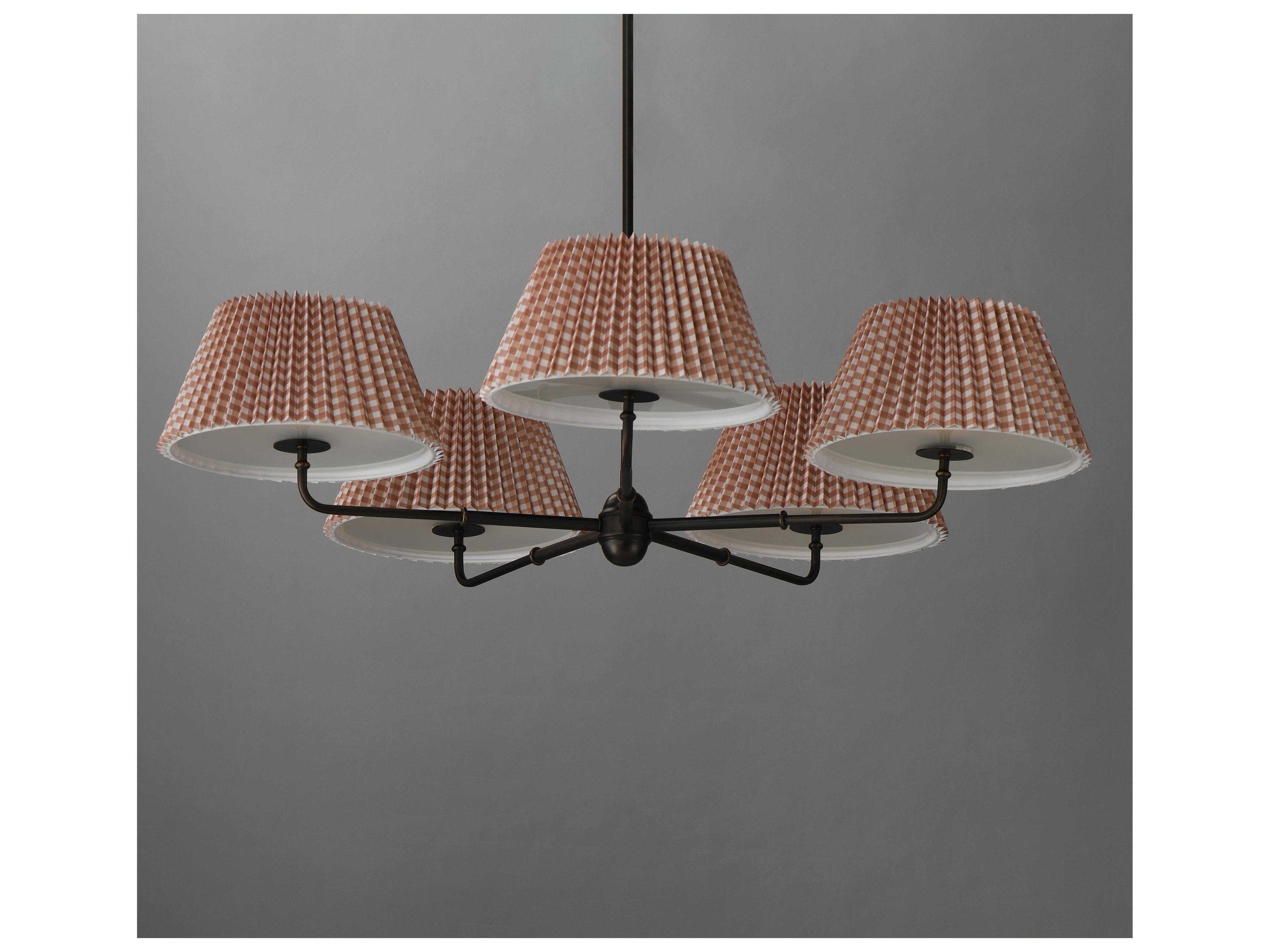 Maxim Lighting Dunbridge 5- Light Rubbed Bronze Antique Traditional Empire Chandelier