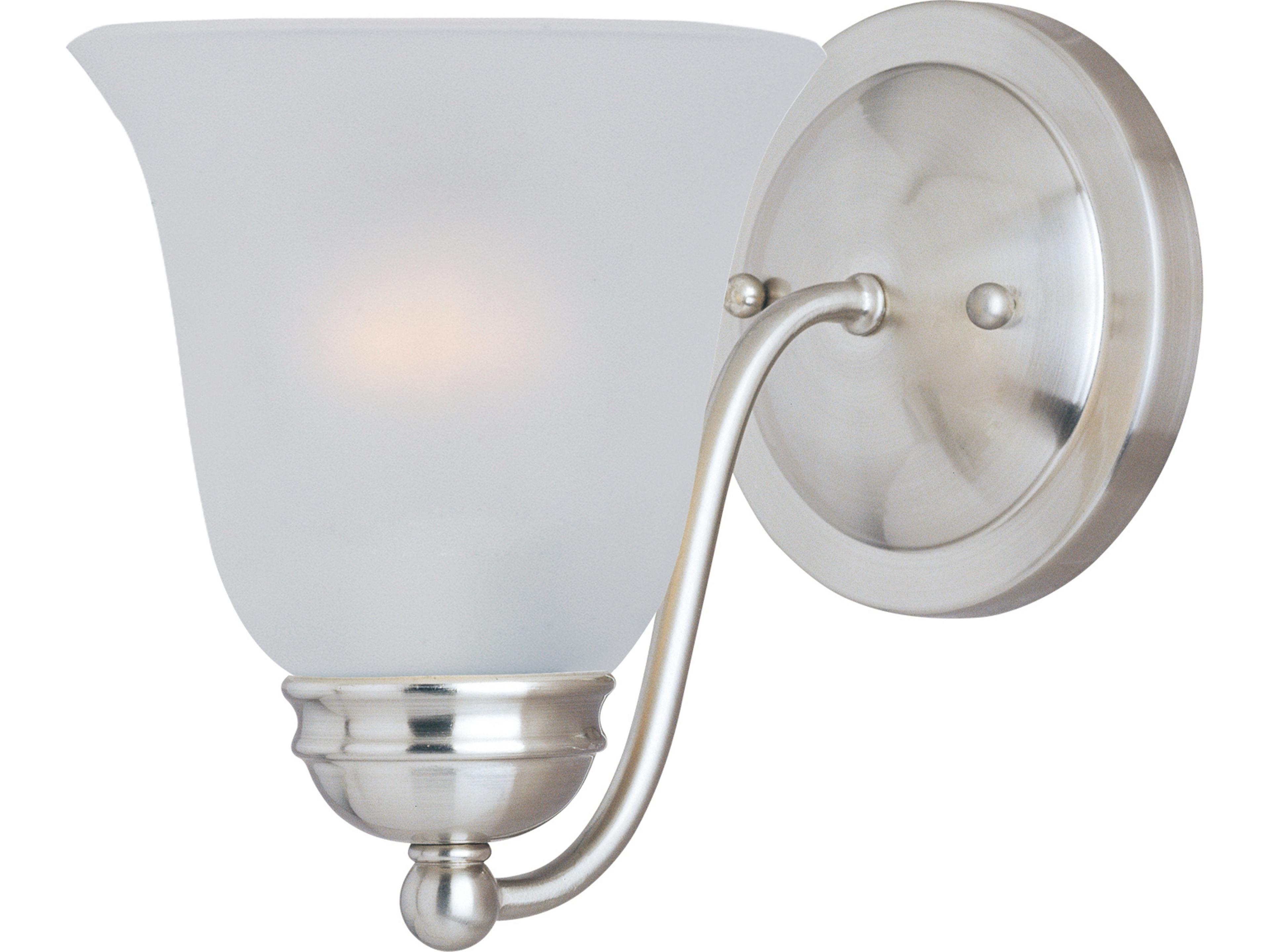 Basix 1-light Satin Nickel Traditional Wall Sconce
