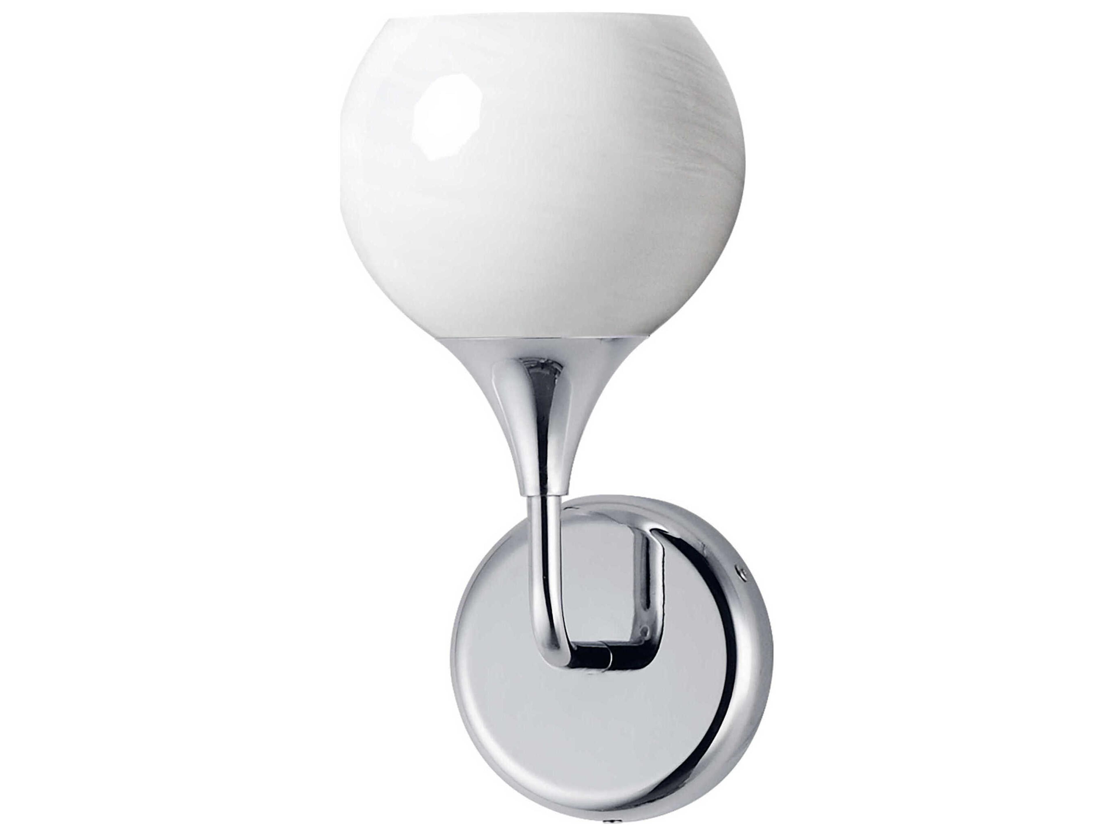 Neve 1-Light Polished Chrome Wall Sconce