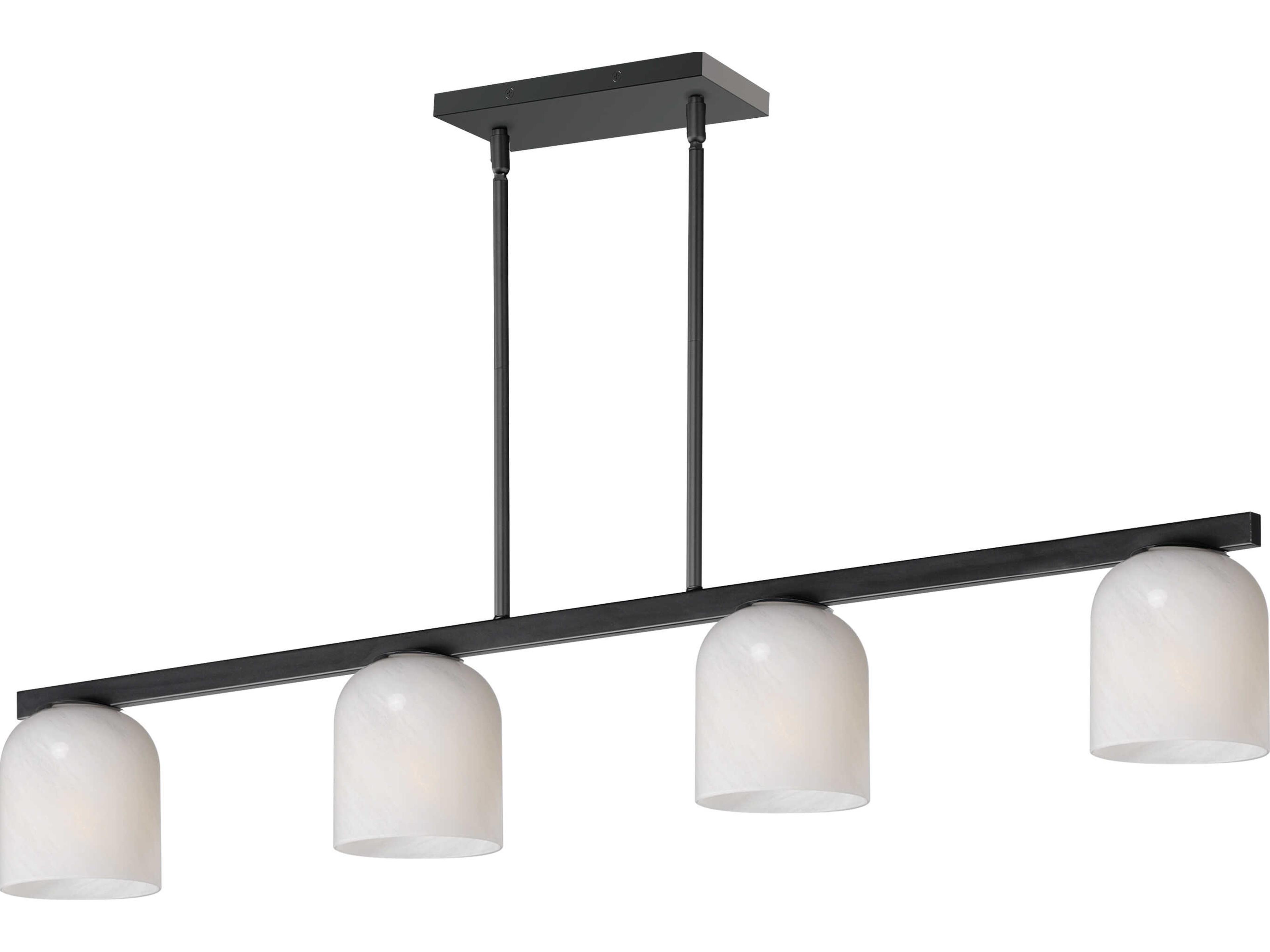 Scoop 4-Light Black Bell Island Pendant