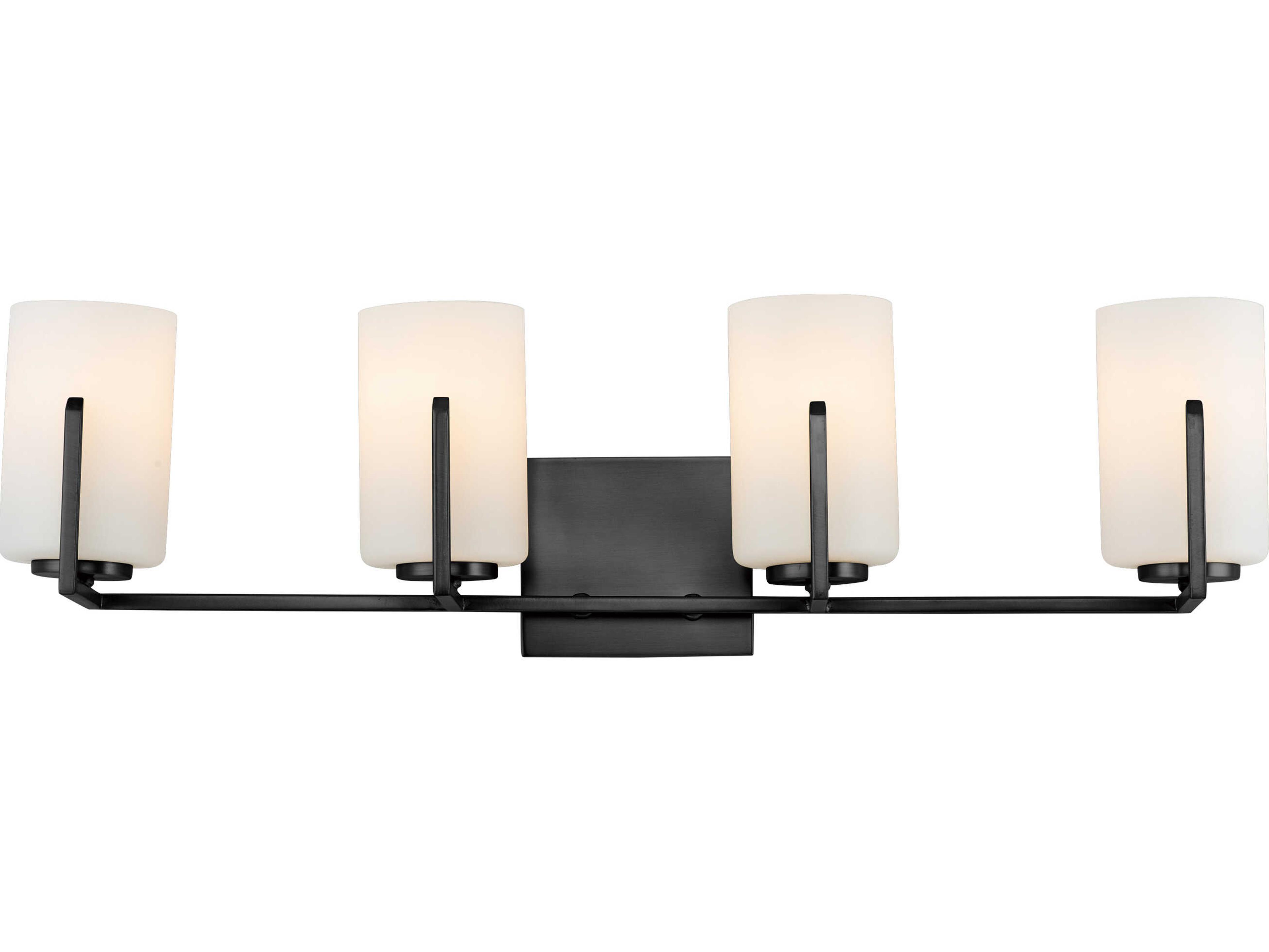 Dart 4-Light Black Vanity Light