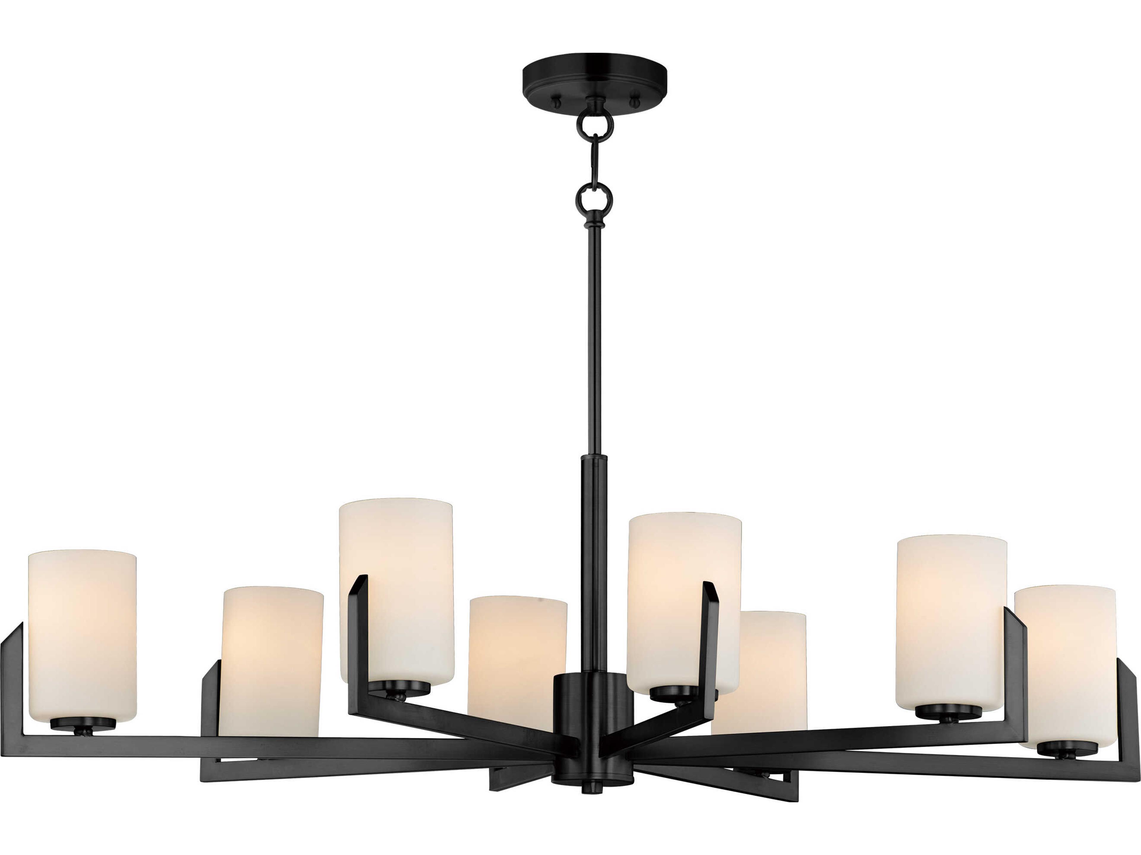 Dart 8-Light Black Island Pendant
