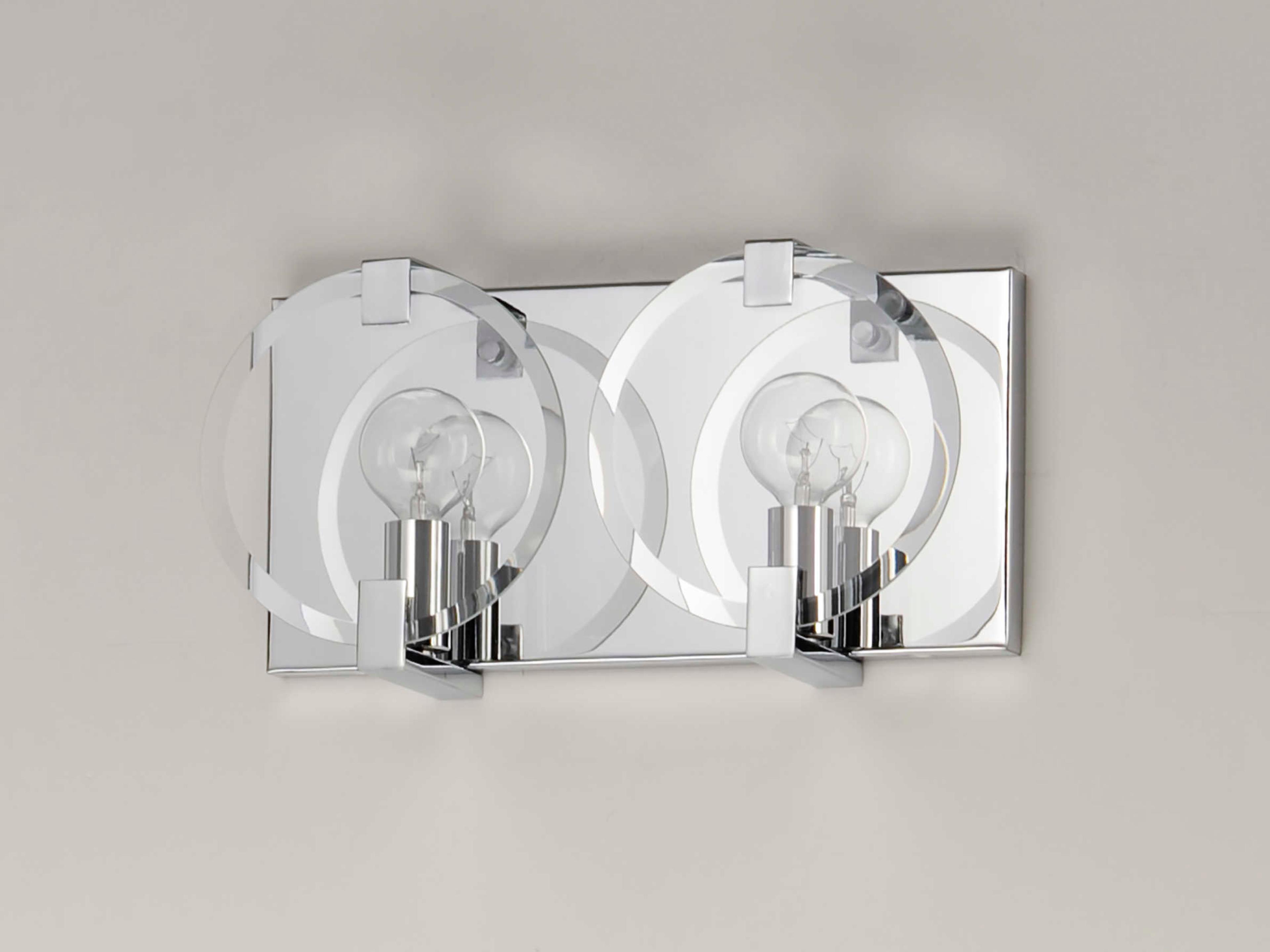 Maxim Lighting Looking Glass 2-Light Polished Chrome Wall Sconce
