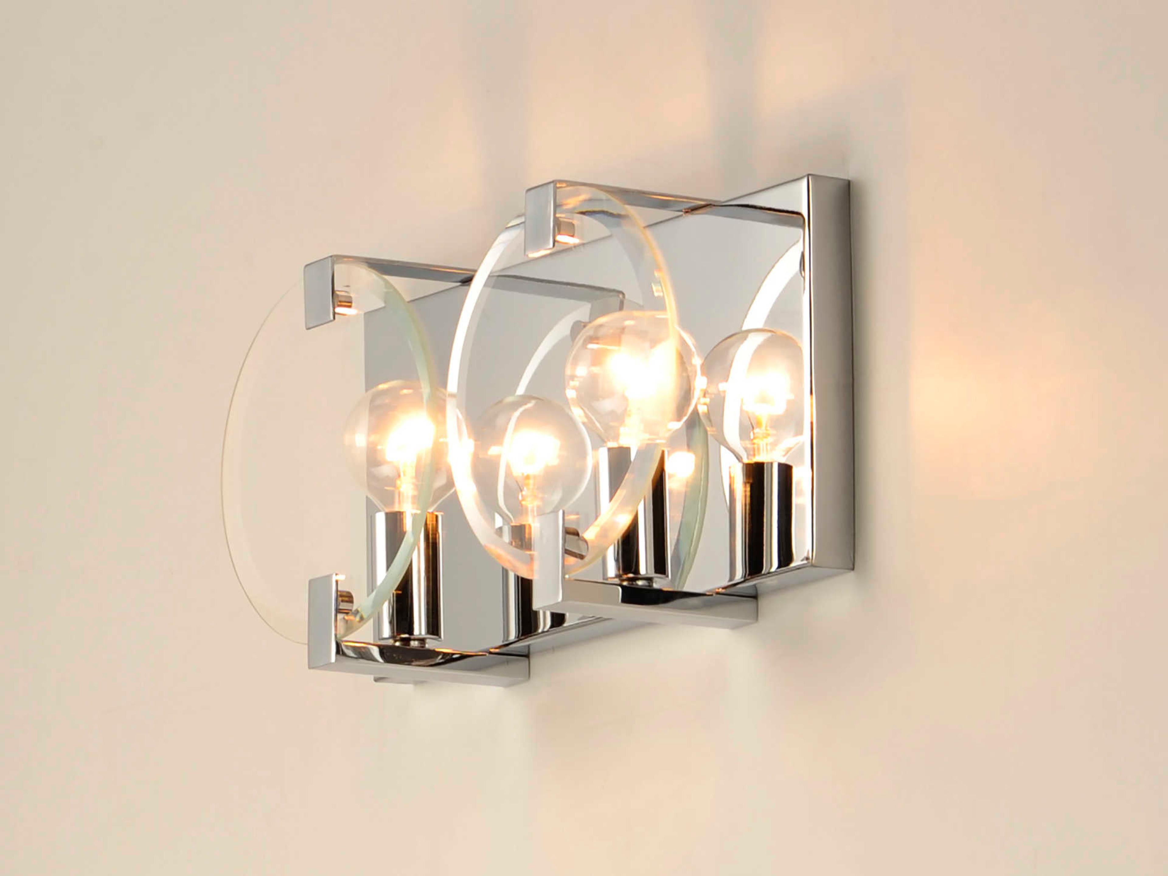 Maxim Lighting Looking Glass 2-Light Polished Chrome Wall Sconce