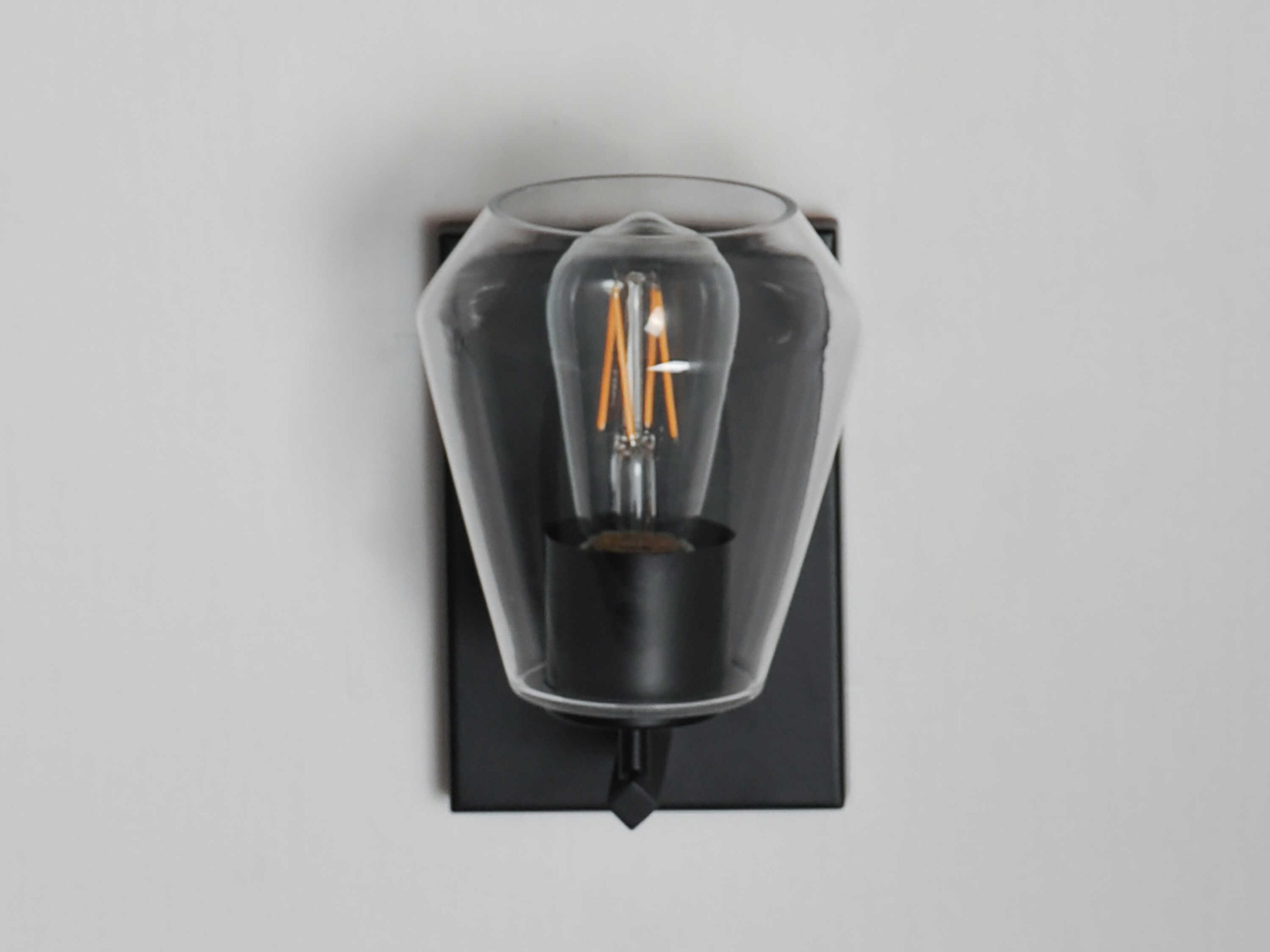 Maxim Lighting Geode 1-Light Black Wall Sconce
