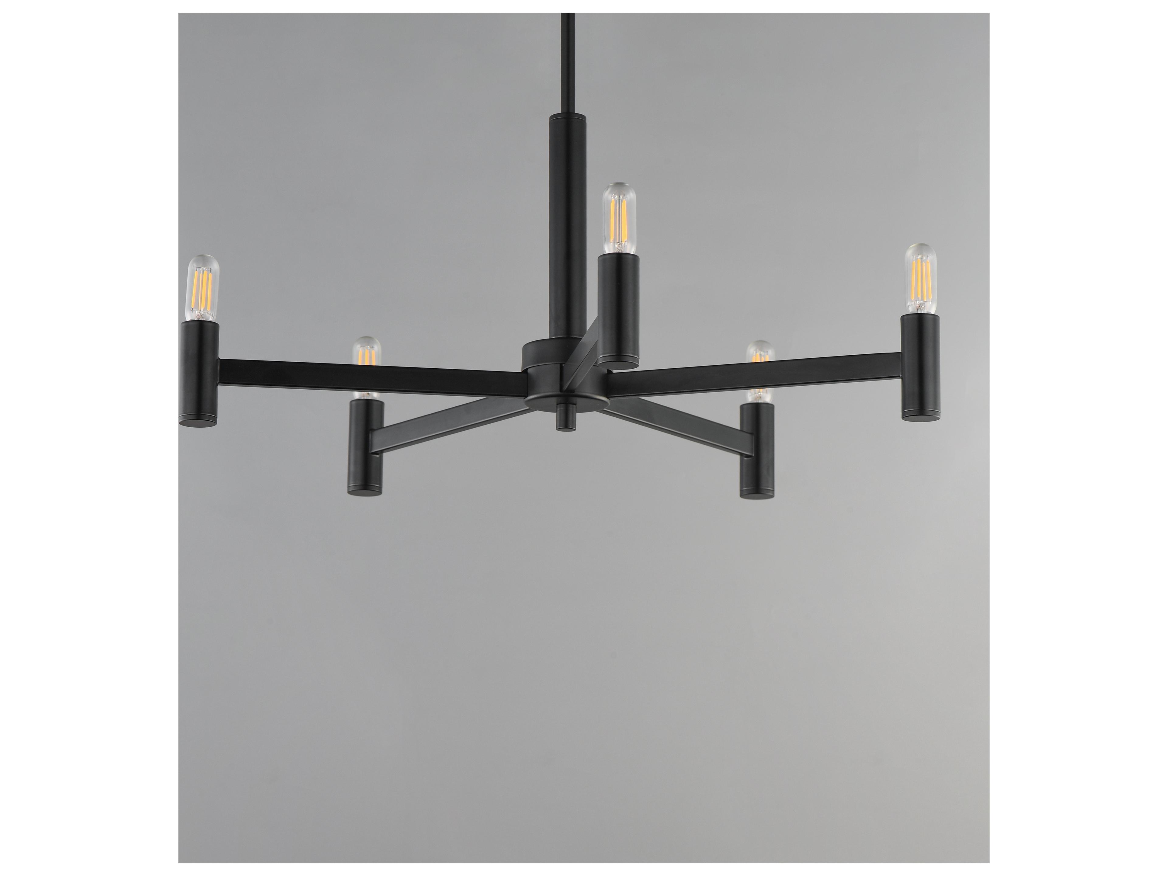 Maxim Lighting Emana 5- Light Black Chandelier