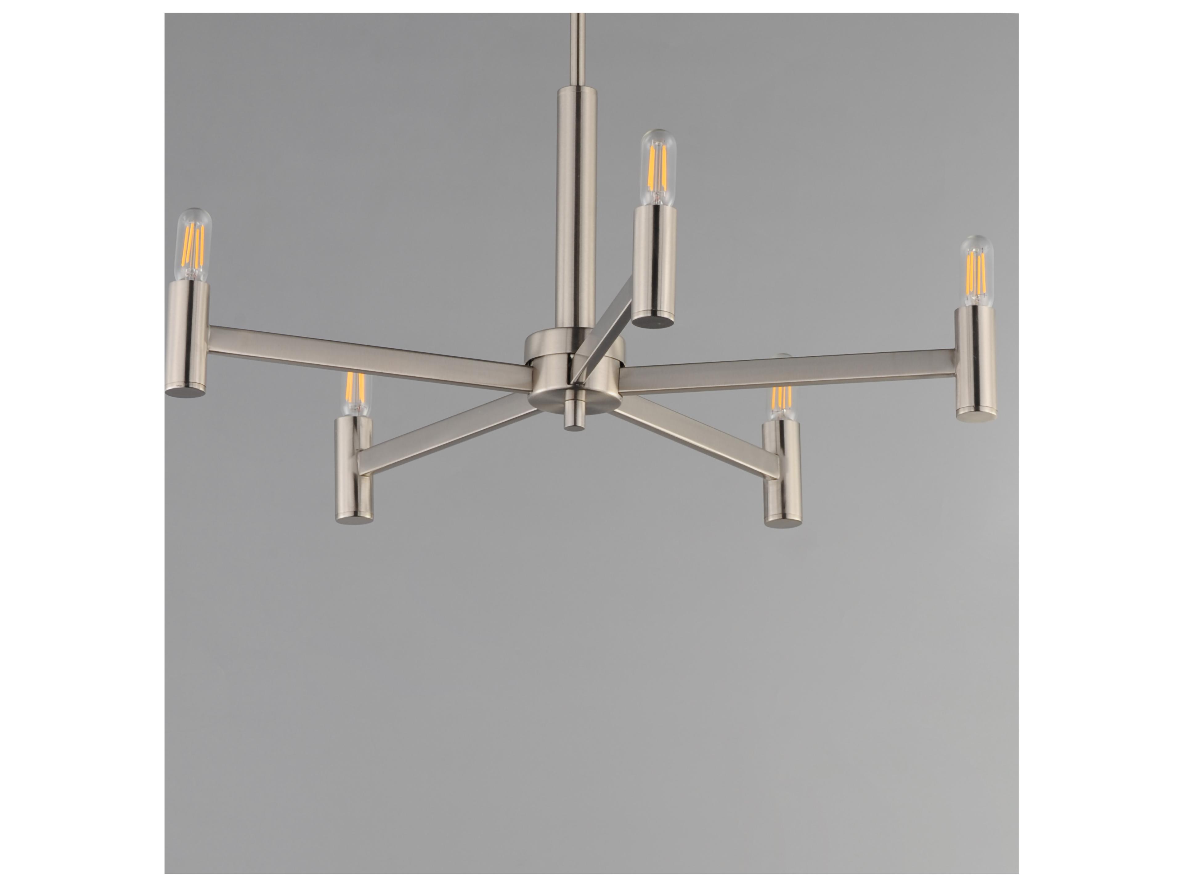 Maxim Lighting Emana 5- Light Satin Nickel Chandelier