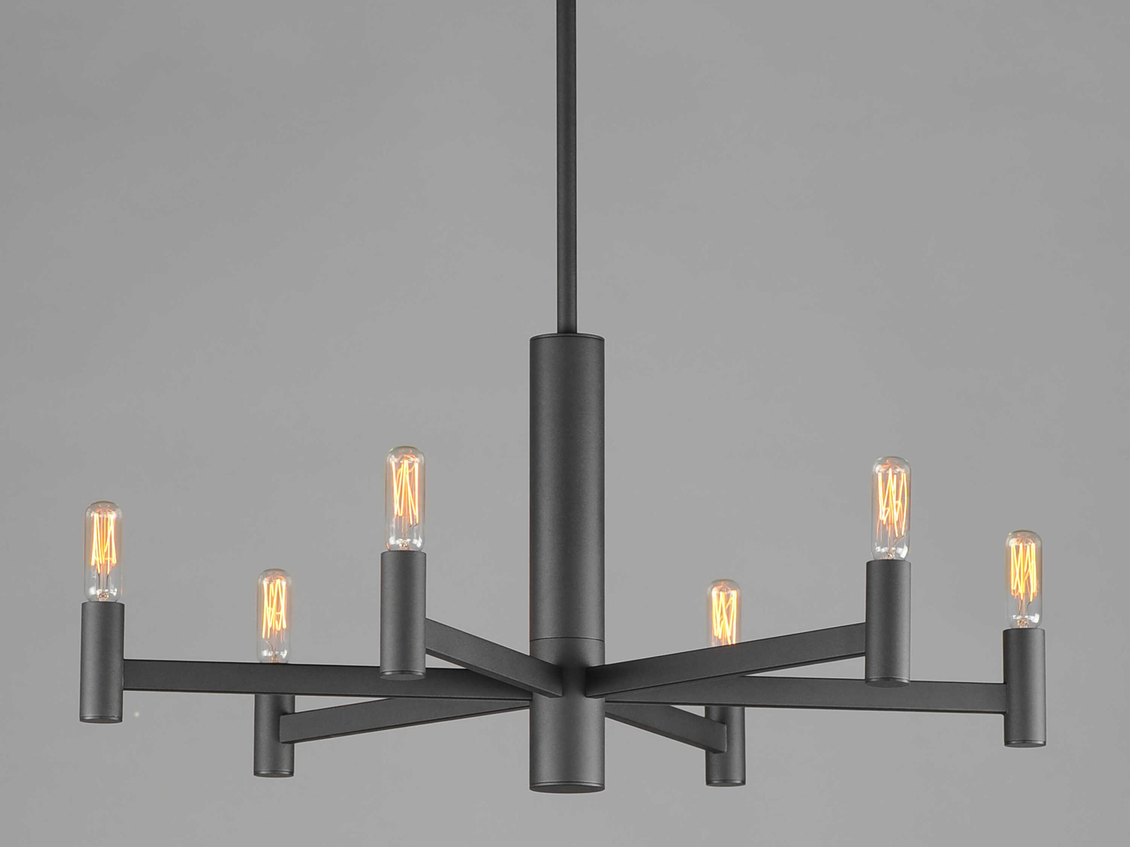 Maxim Lighting Emana 6-Light Black Candelabra Chandelier
