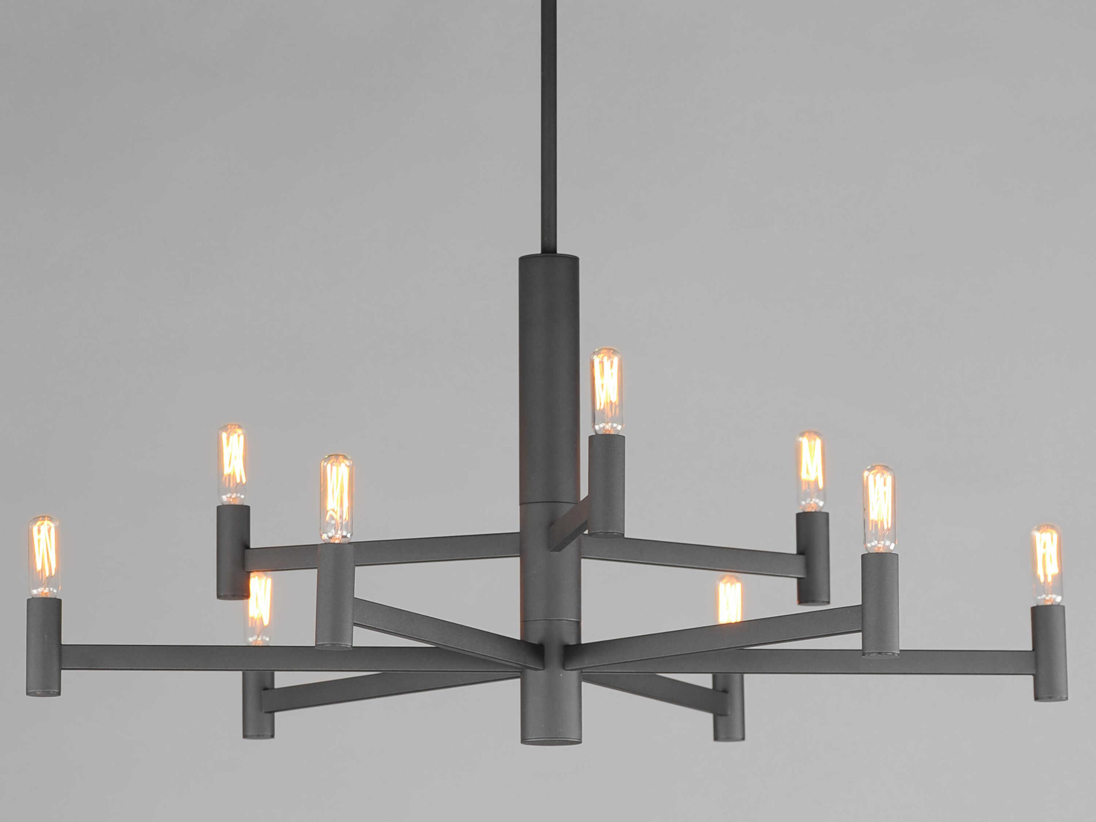 Maxim Lighting Emana 9-Light Black Candelabra Chandelier